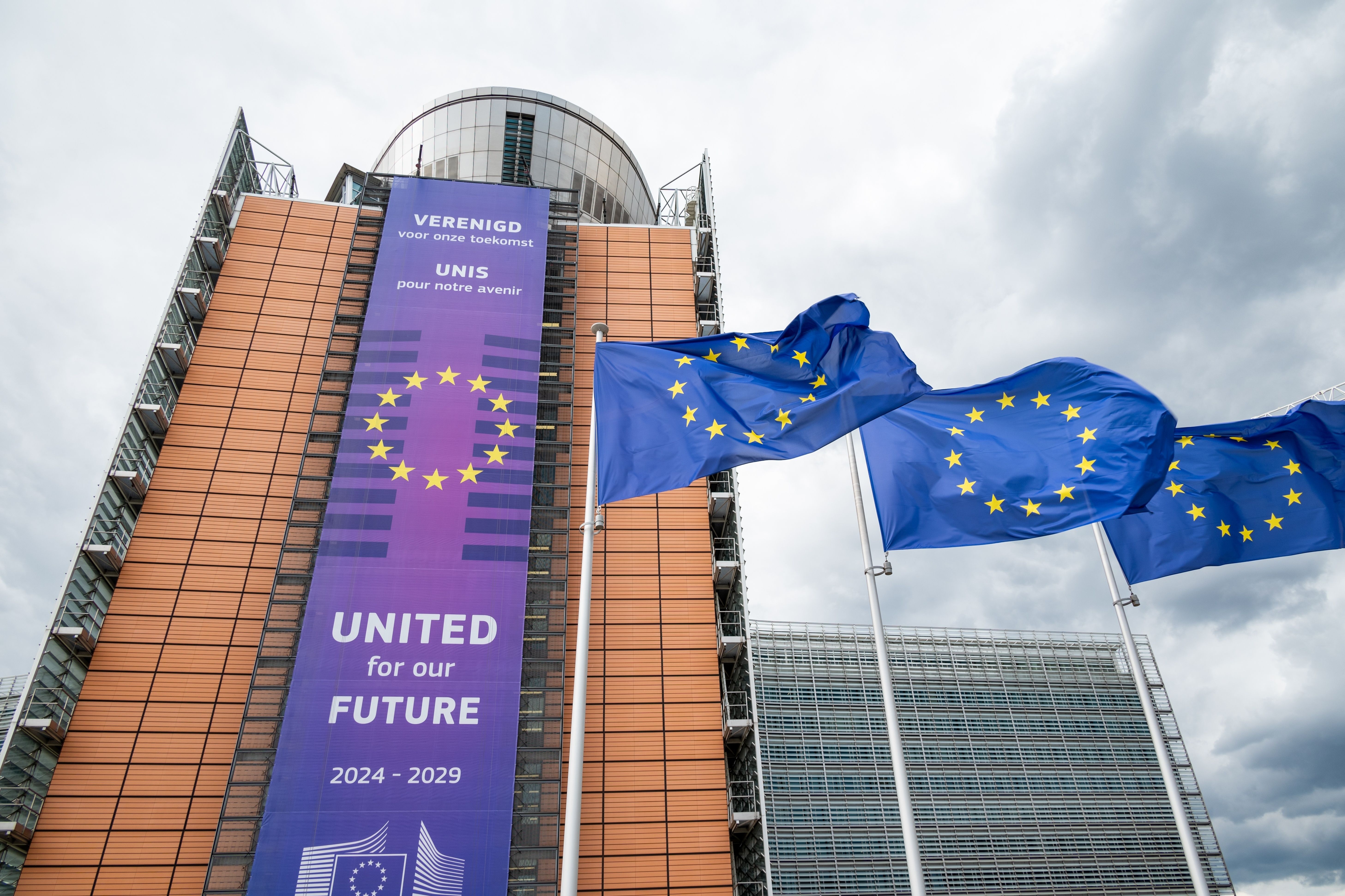 Budynek Berlaymont, siedziba Komisji Europejskiej.