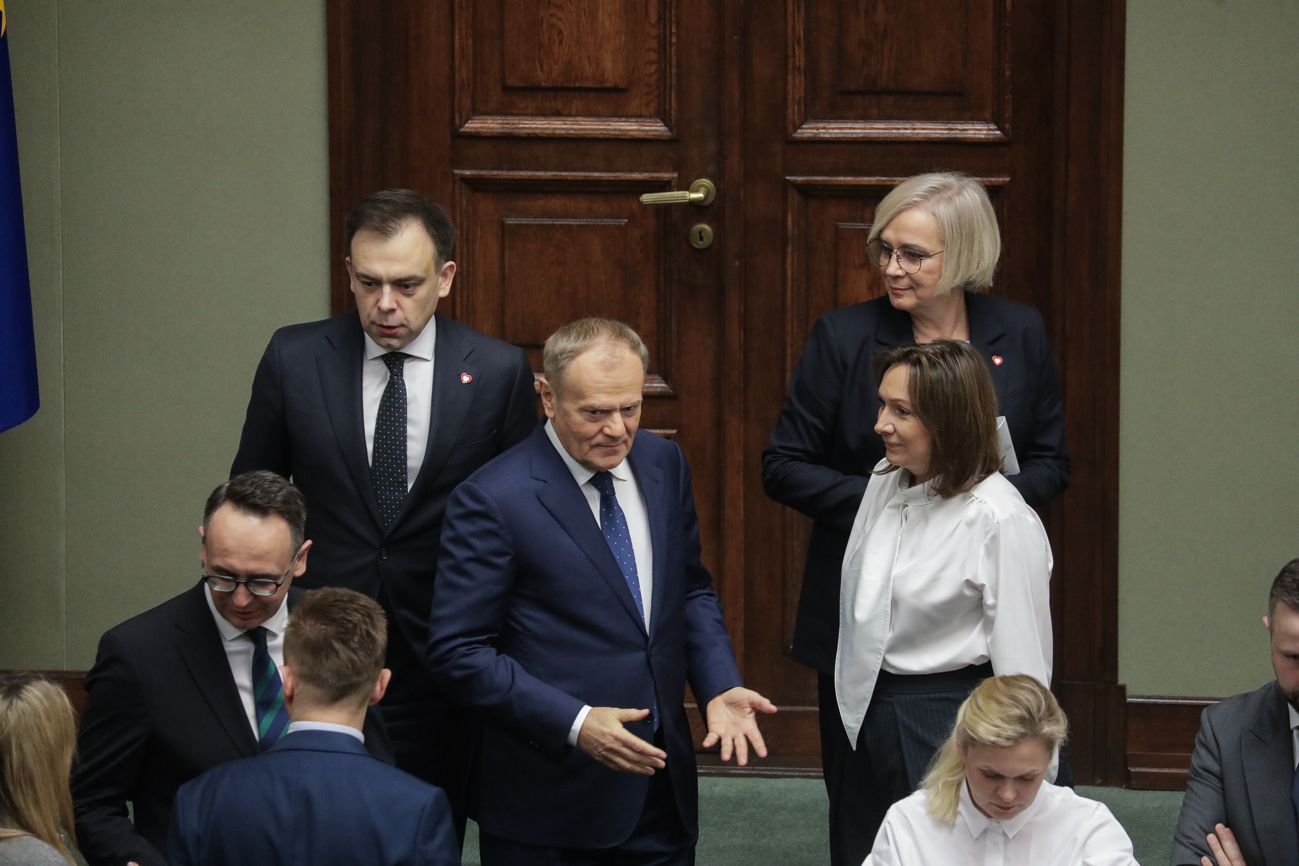 Donald Tusk w Sejmie.