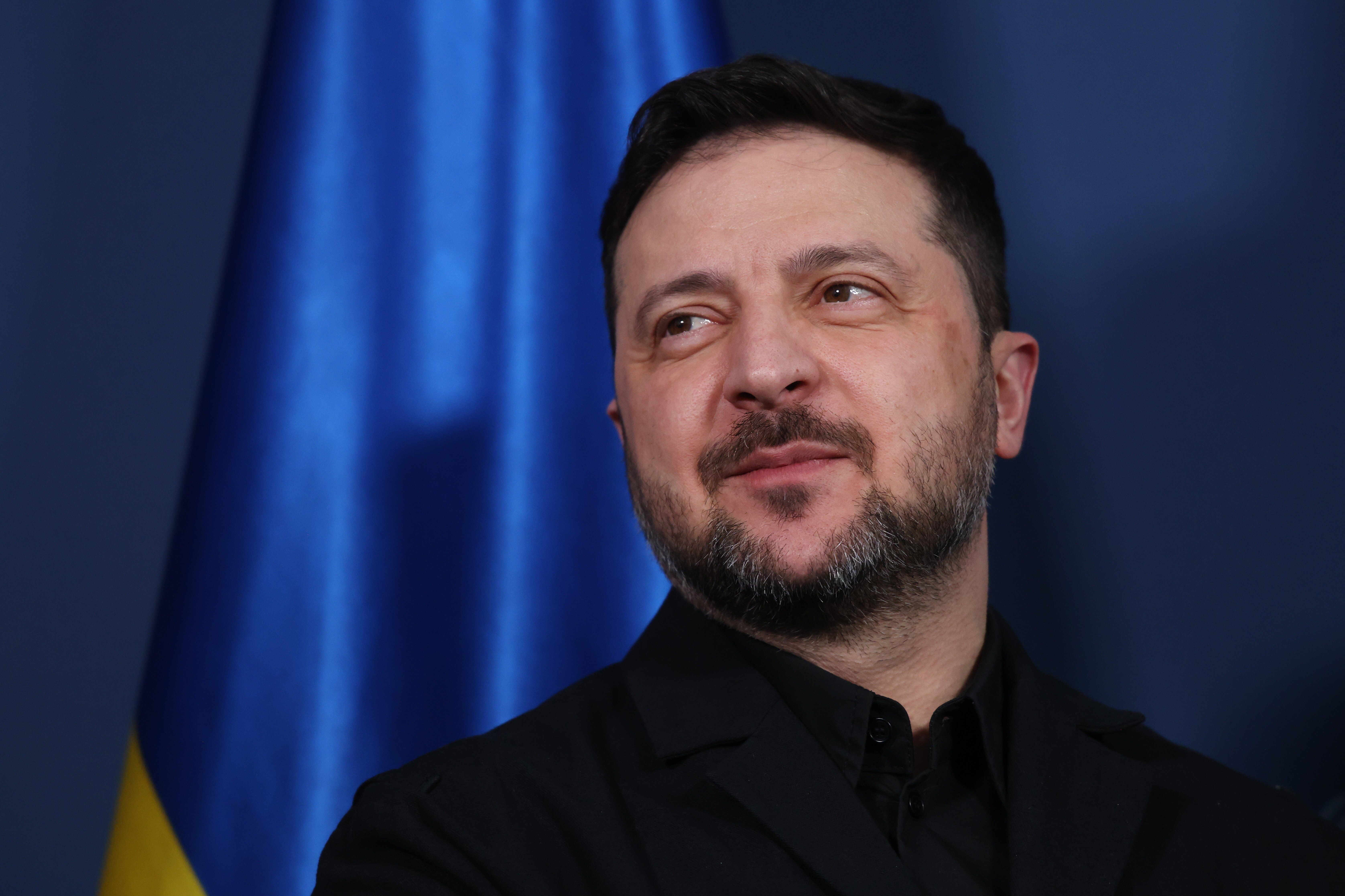 Prezydent Ukrainy Wołodymyr Zełenski na Konferencji Bezpieczeństwa w Monachium, 2026 r.