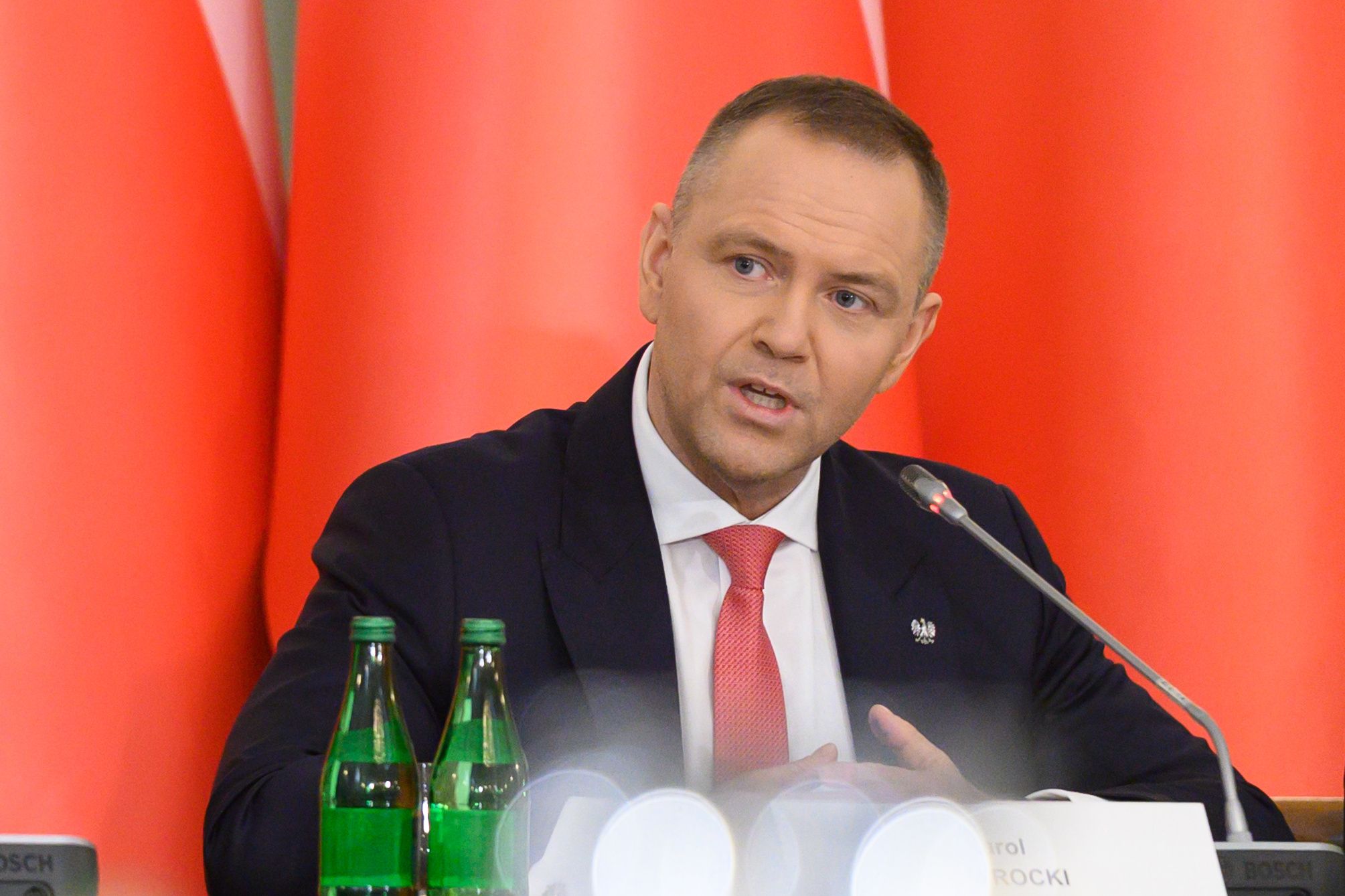 Prezydent Karol Nawrocki podczas posiedzenia Rady Bezpieczeństwa Narodowego