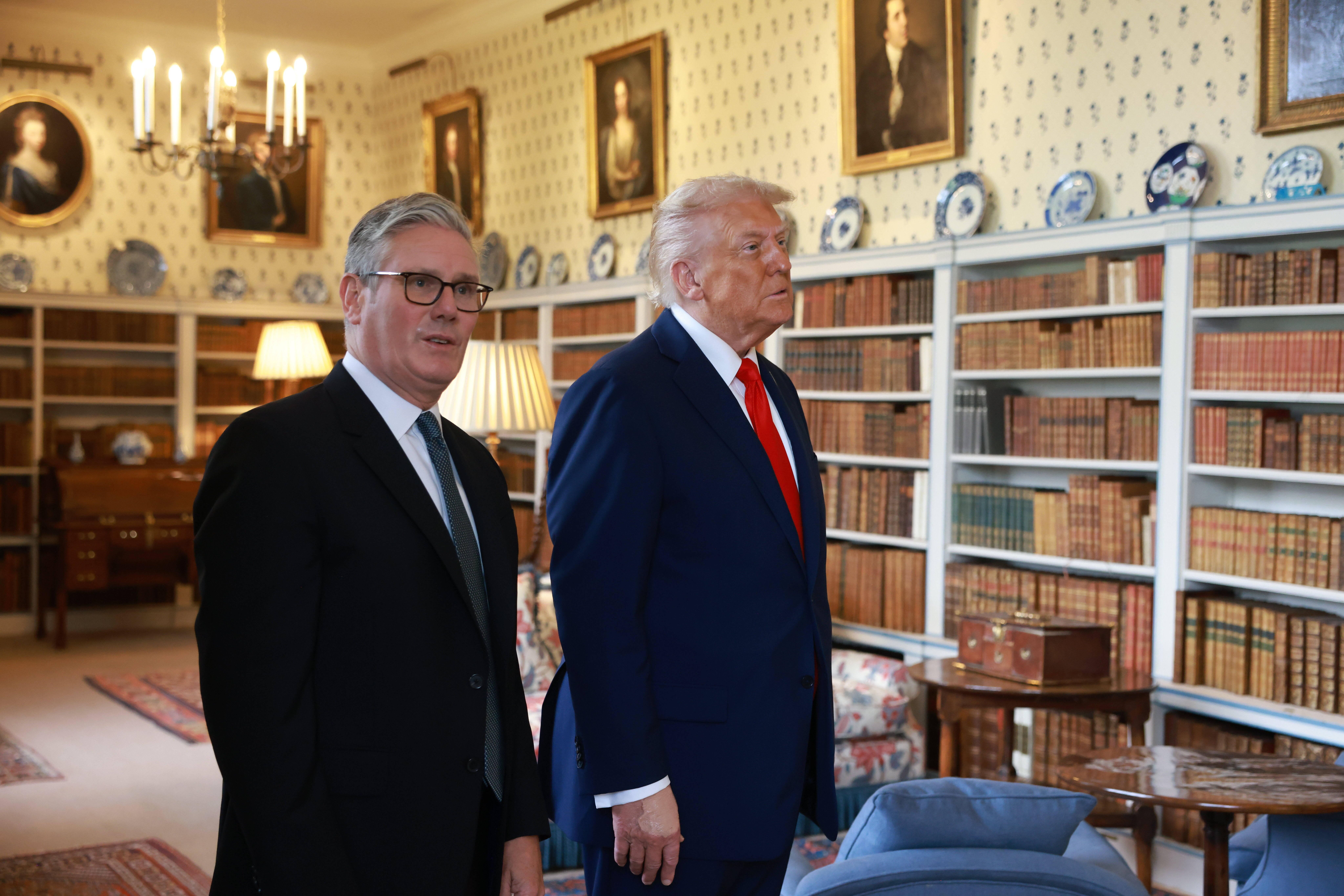 Premier Wielkiej Brytanii i prezydent USA