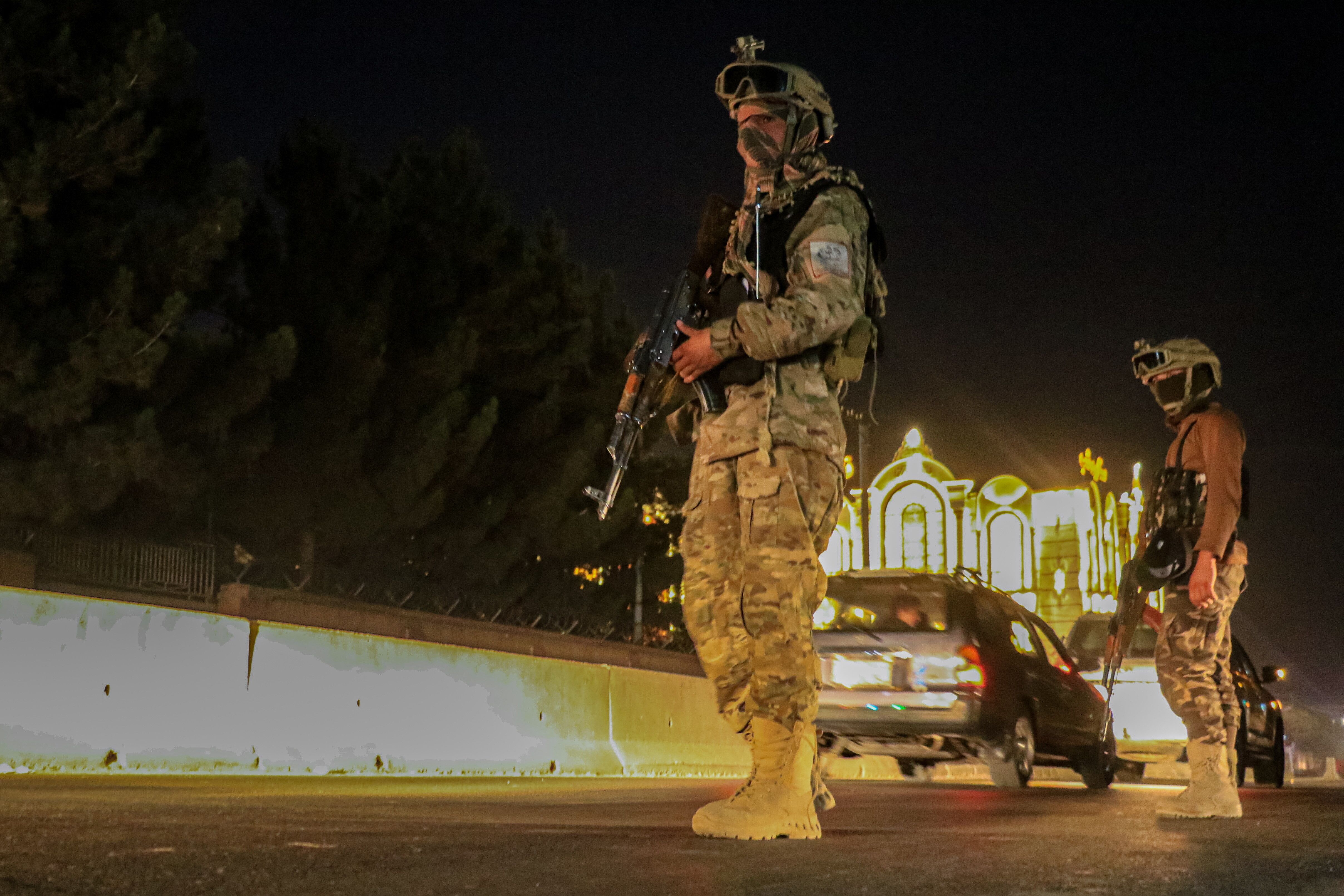 Security in Kabul after clashes at the border between Pakistani security forces and Taliban