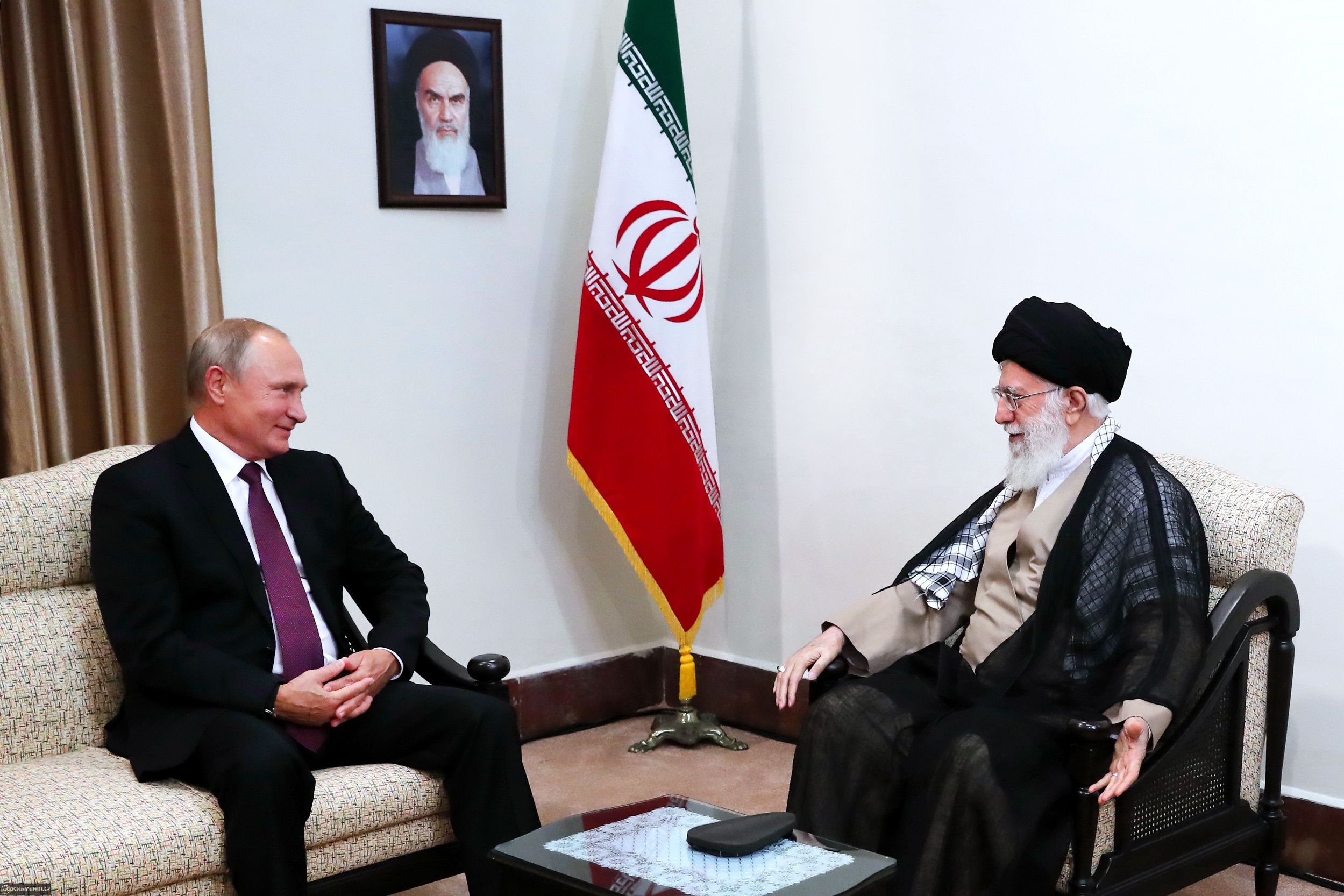 Ali Chamenei i Władimir Putin