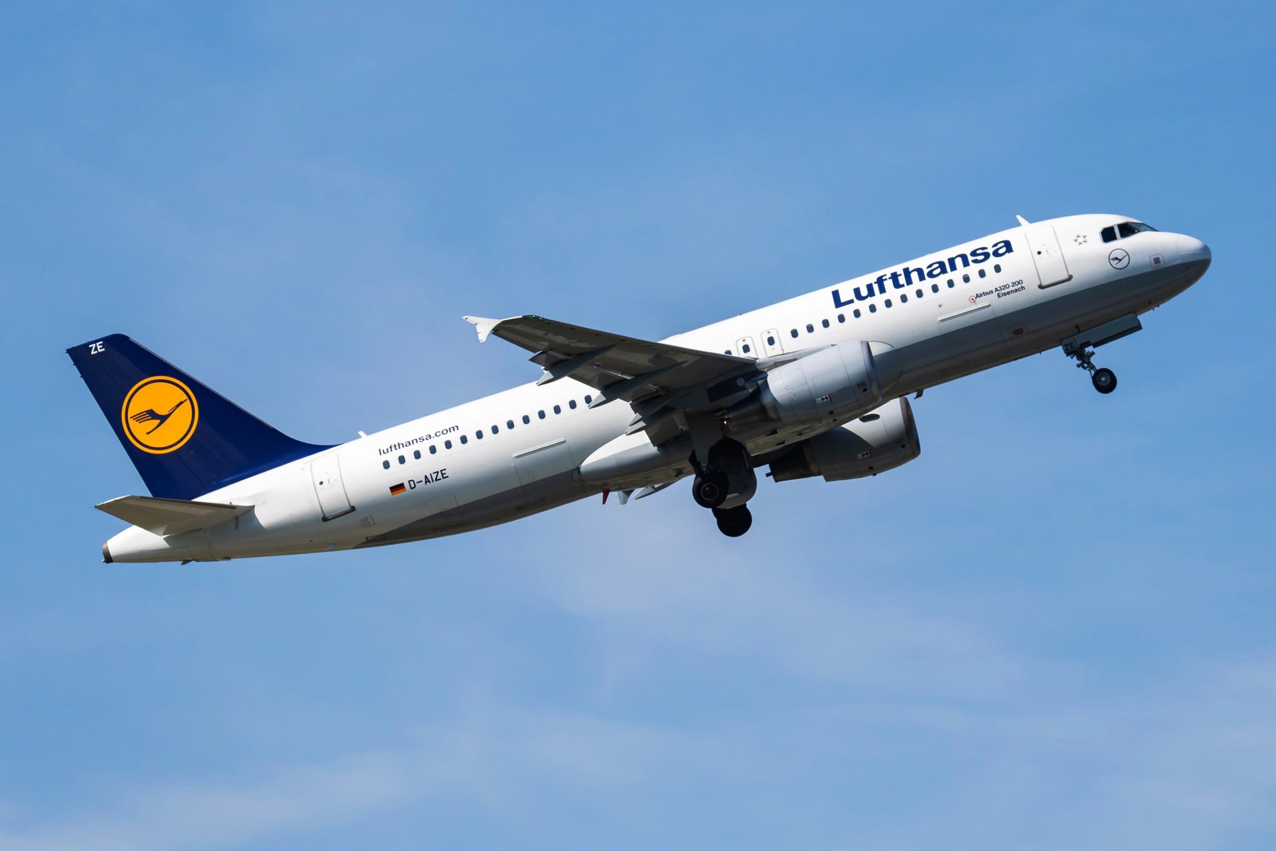 Samolot Lufthansa, Monachium, Niemcy, 2016 r.
