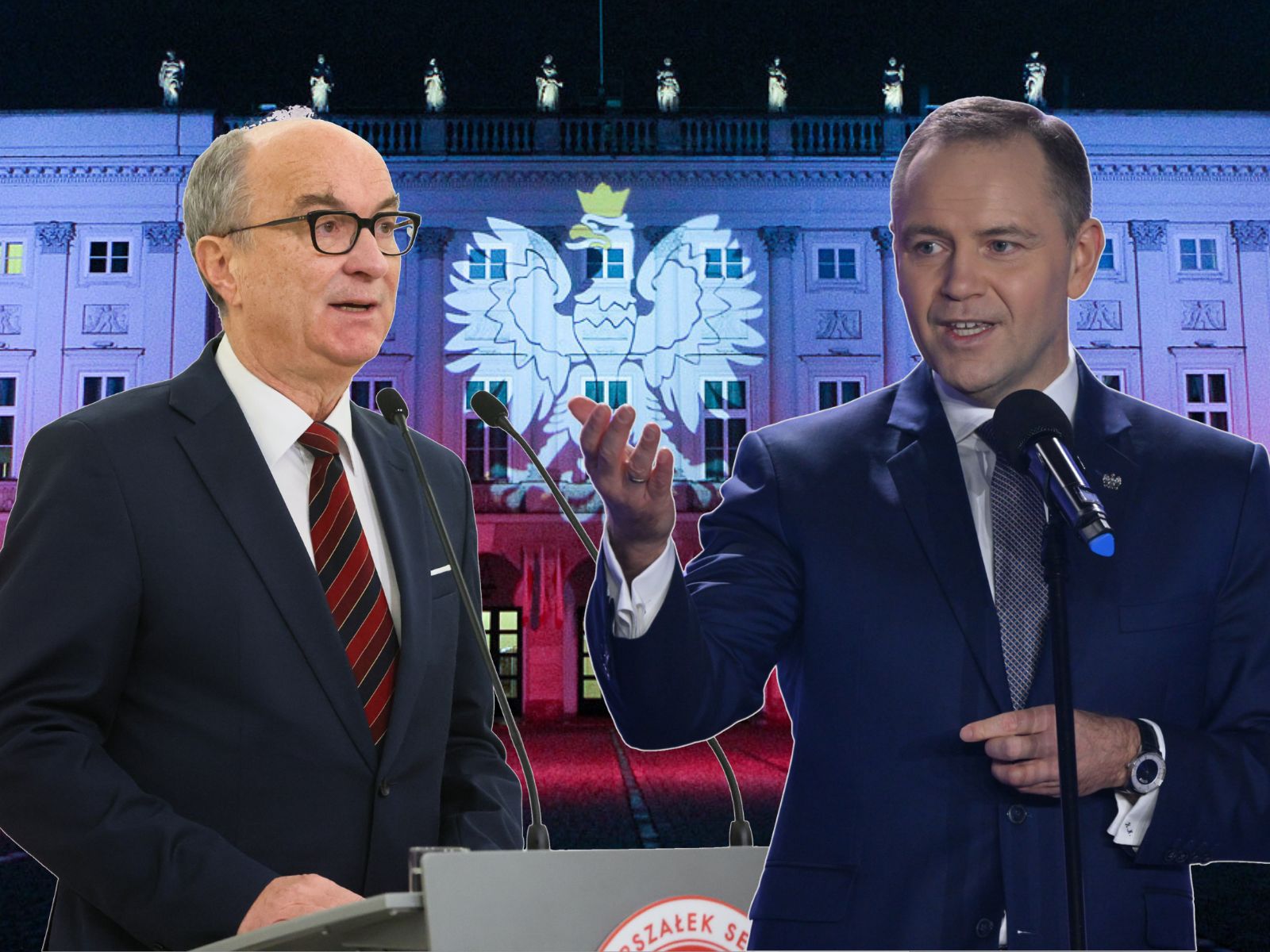 Pałac Prezydencki zareagował na decyzję USA ws. Włodzimierza Czarzastego (Fot. Grzegorz Jakubowski/KPRP/ PAP/Piotr Nowak/ PAP/Leszek Szymański)