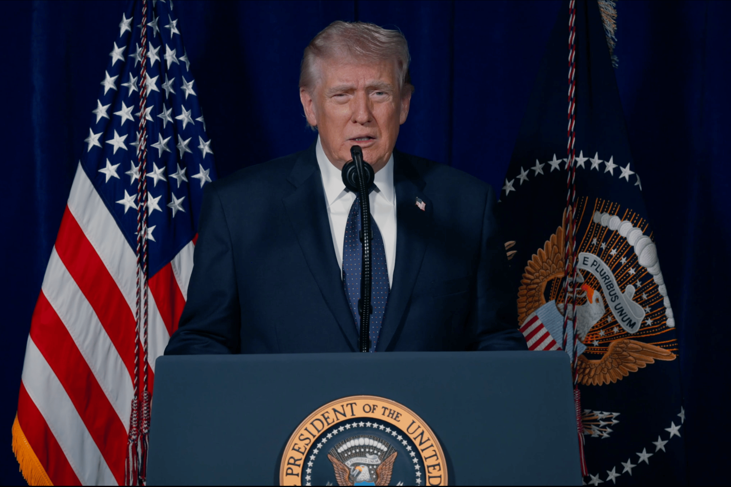 Donald Trump opublikował oświadczenie.