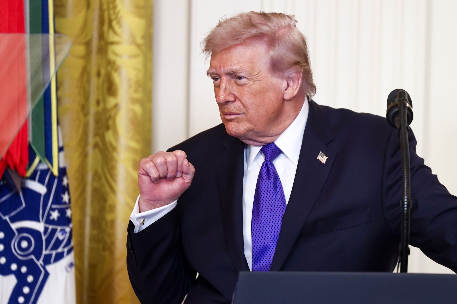 US President Trump hosts medal of honor ceremony at the White House