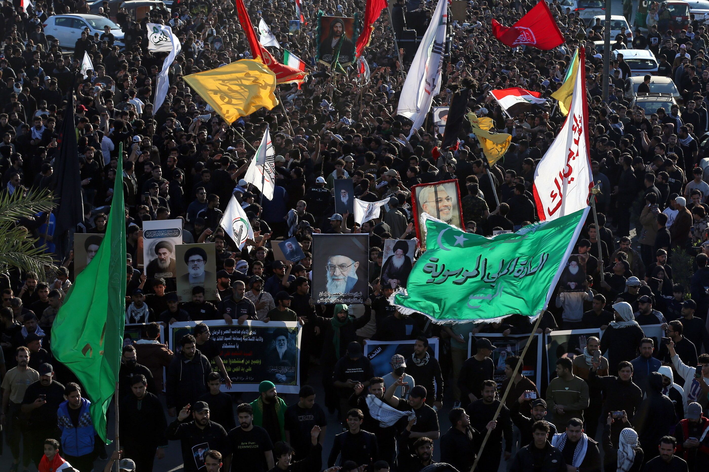 Iraqis mourn Iranian Supreme Leader Ali Khamenei's death after US-Israeli strikes