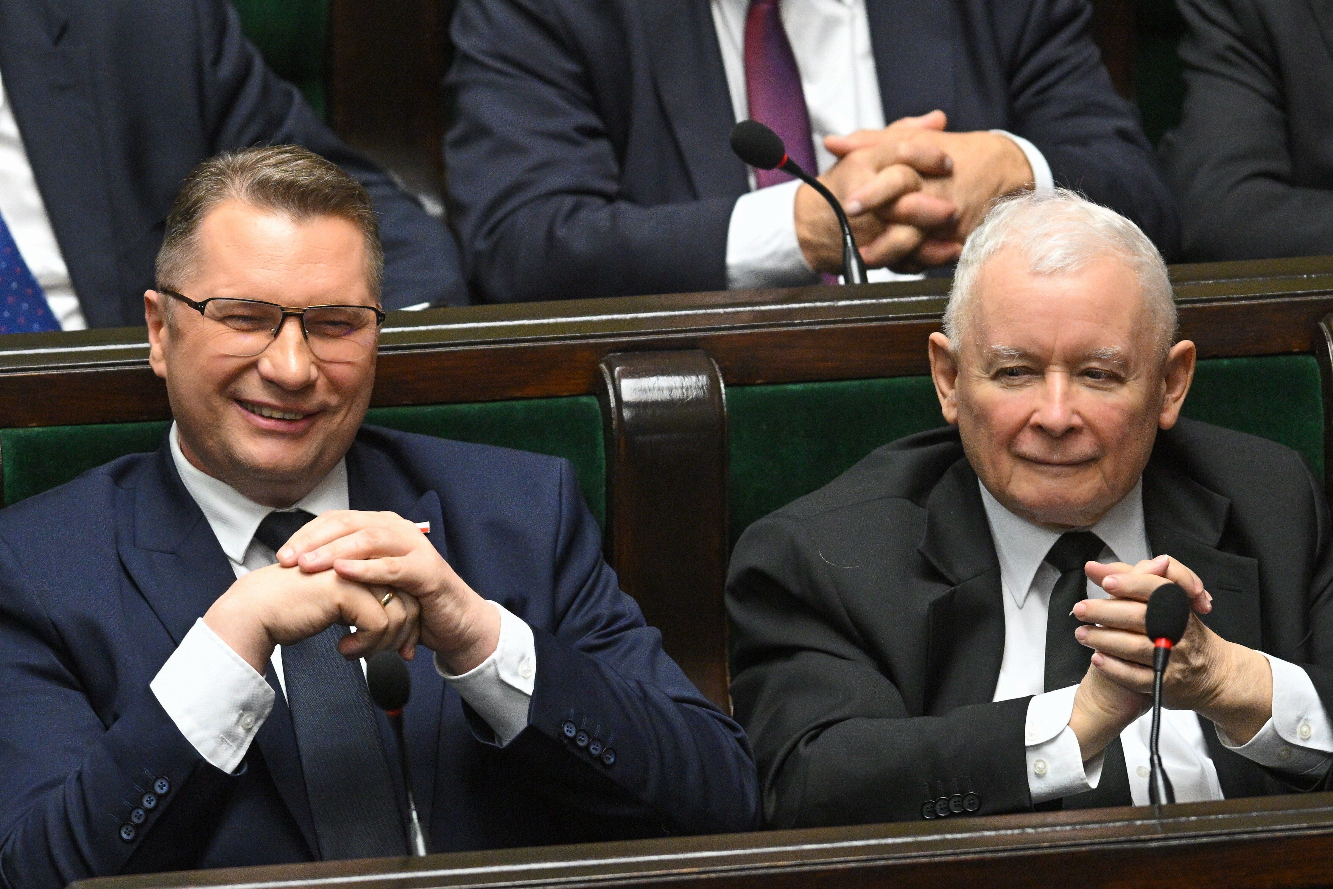 Jarosław Kaczyński i Przemysław Czarnek