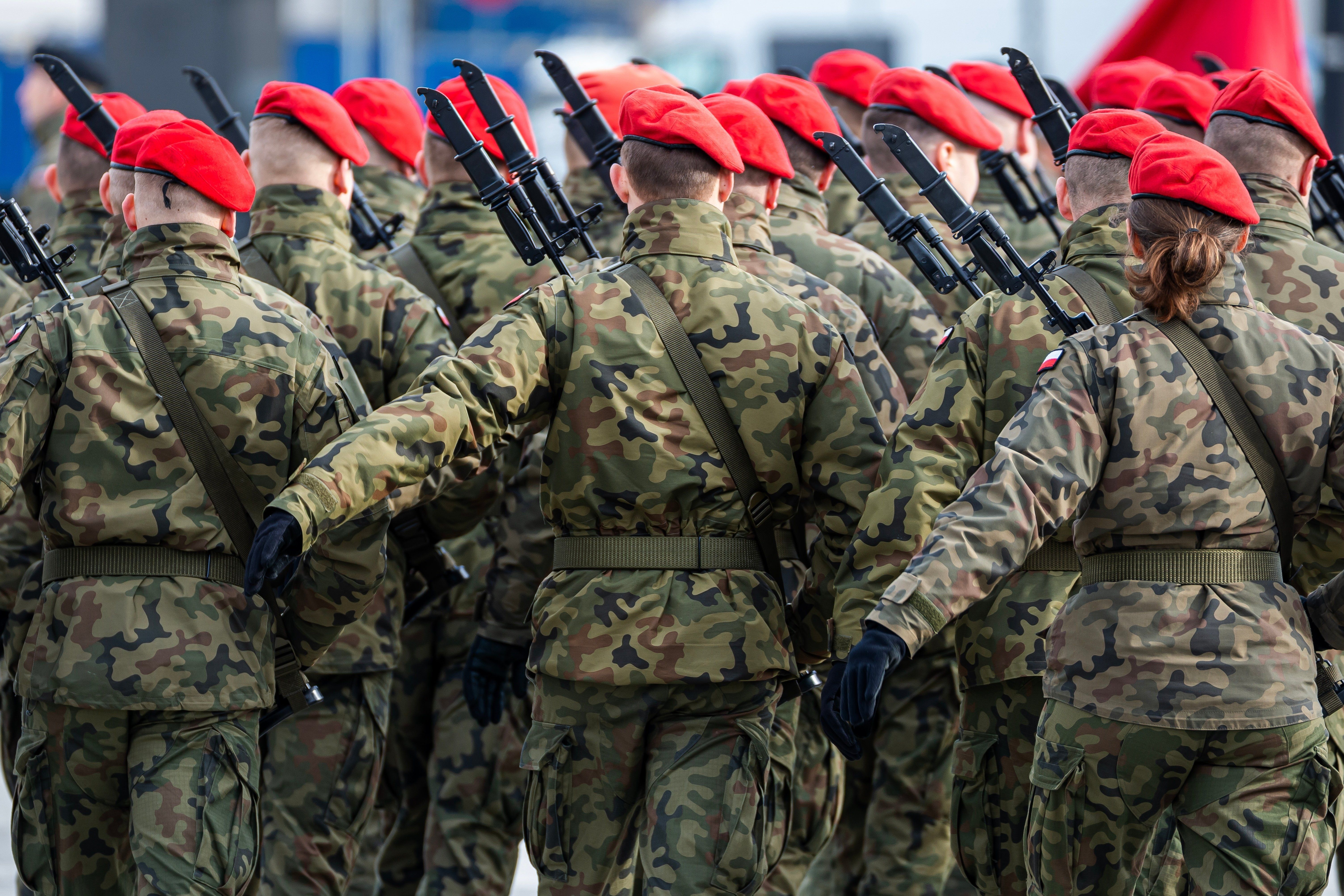 Polish,Army.,Polish,Soldiers,On,Duty.
