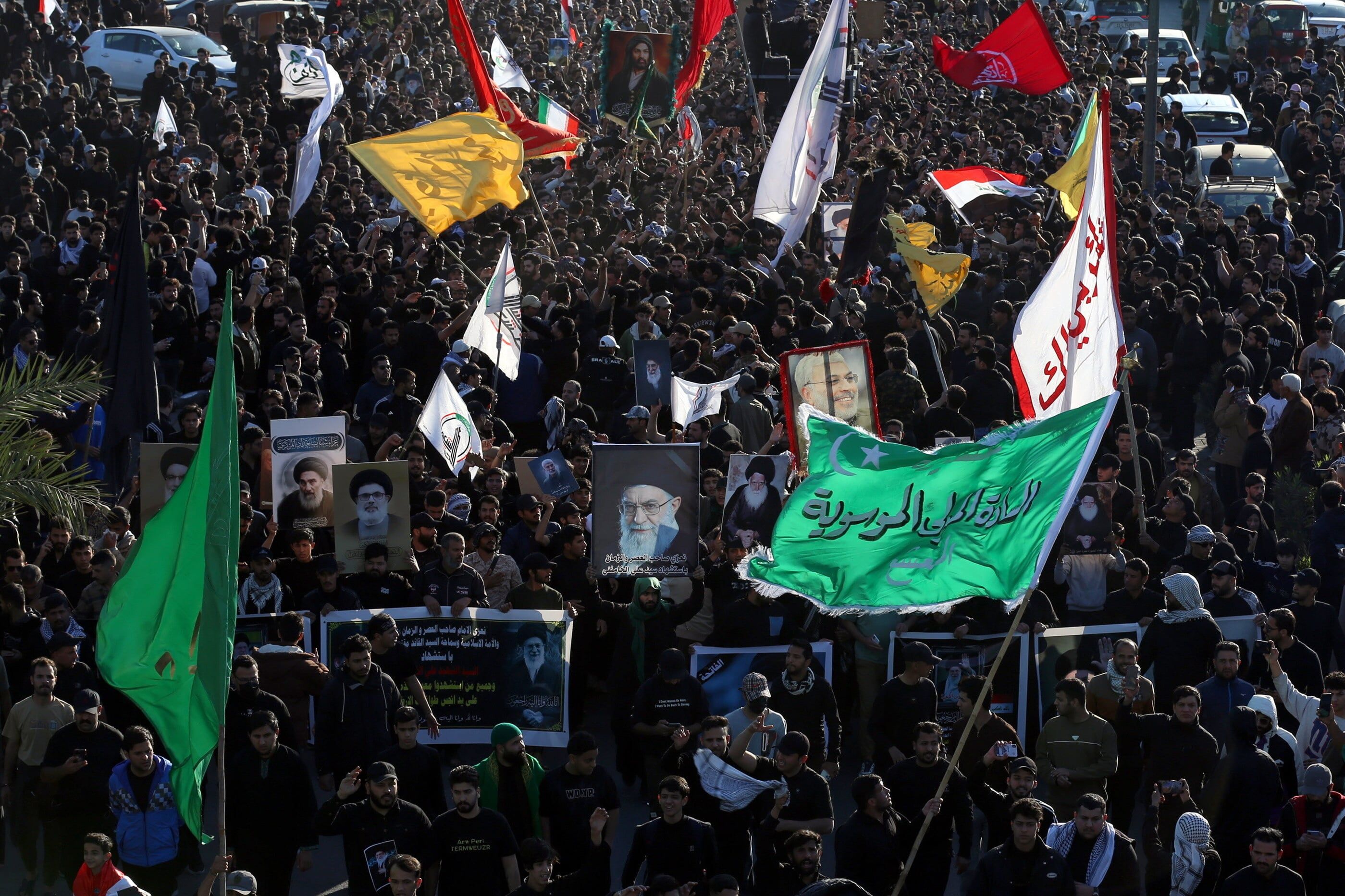 Iraqis mourn Iranian Supreme Leader Ali Khamenei's death after US-Israeli strikes