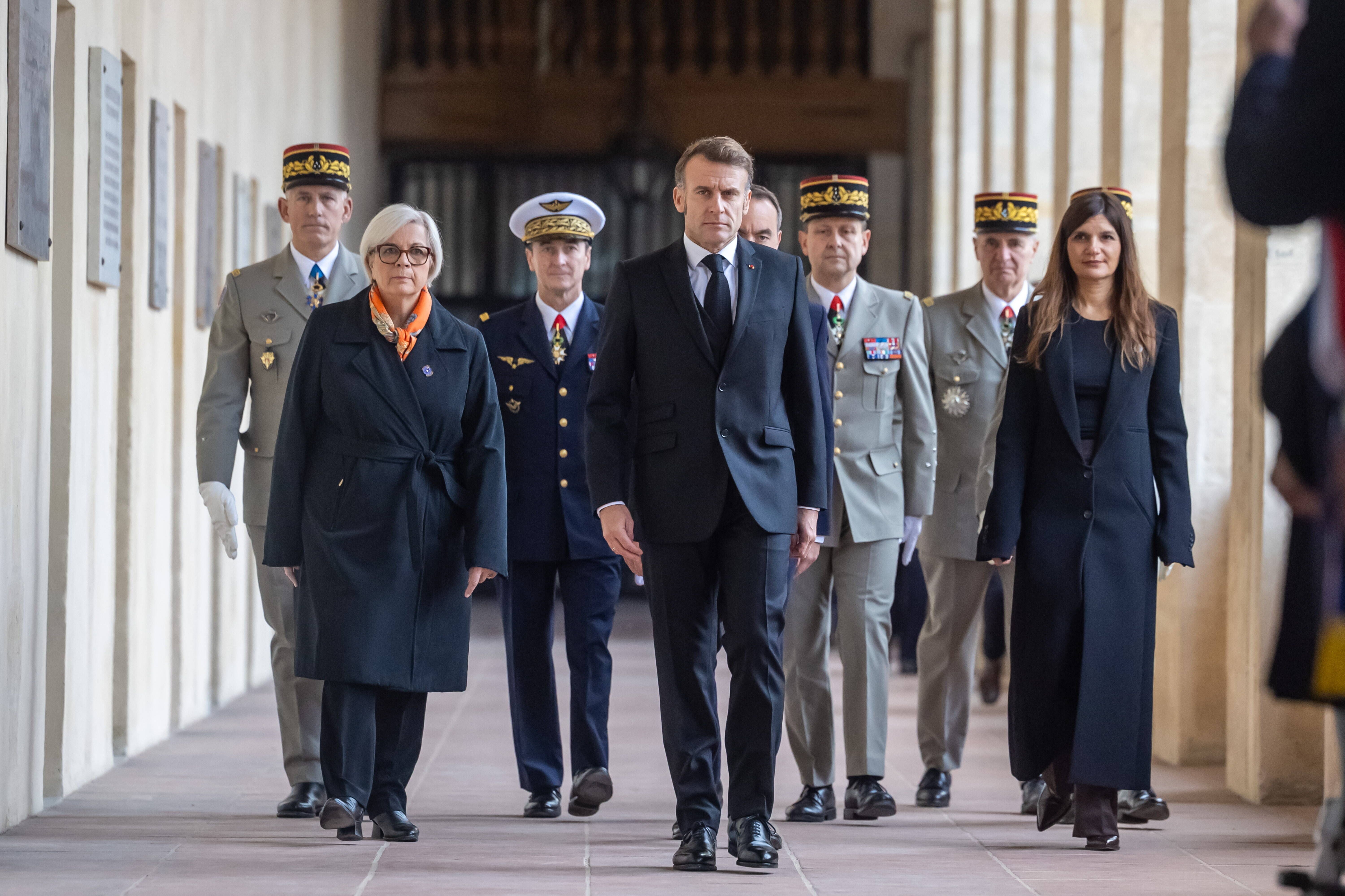 Armistice Day tribute marking the 107th anniversary in Paris