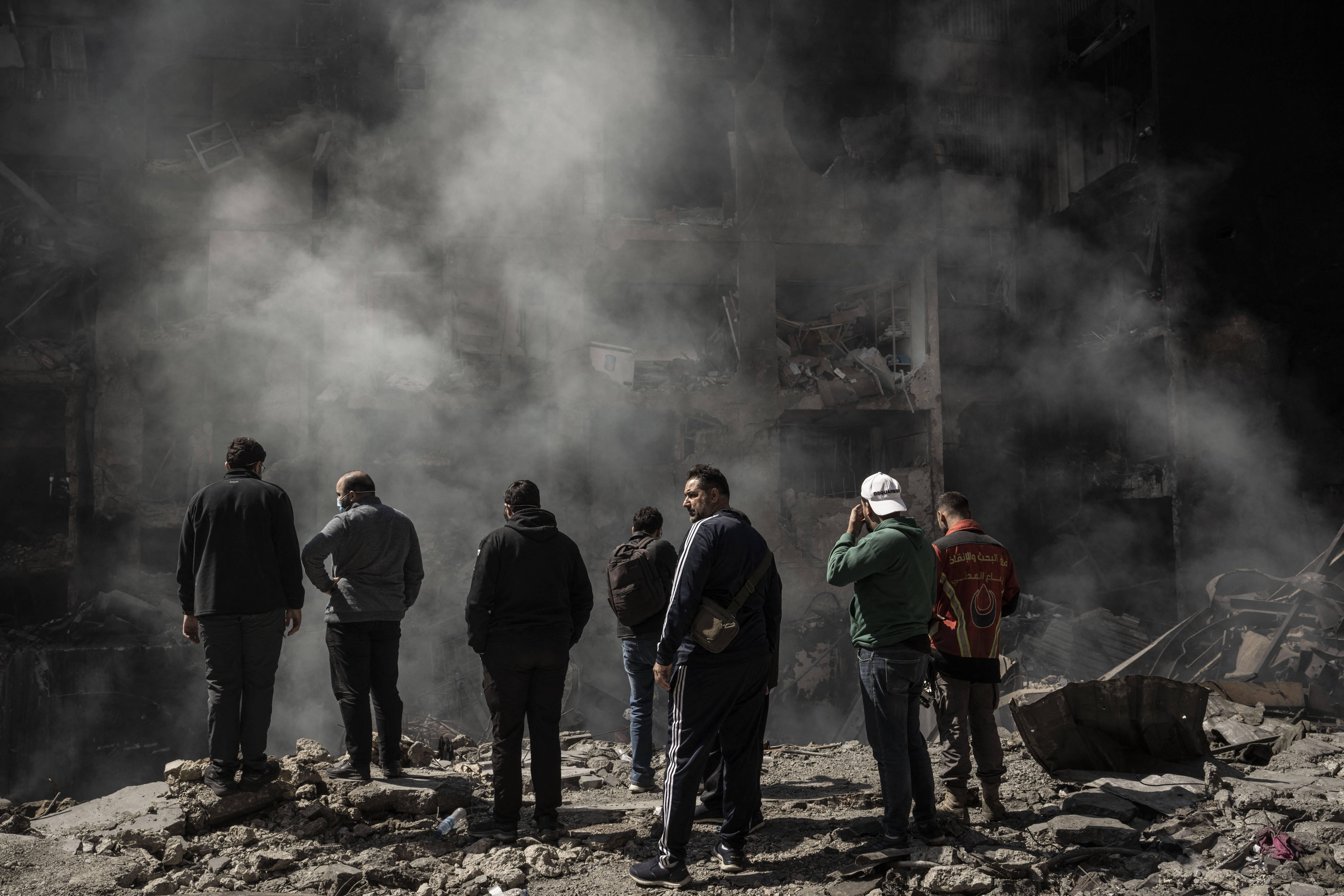 Extensive damage recorded in Beirut’s Corniche El-Mazraa area after Israeli attack