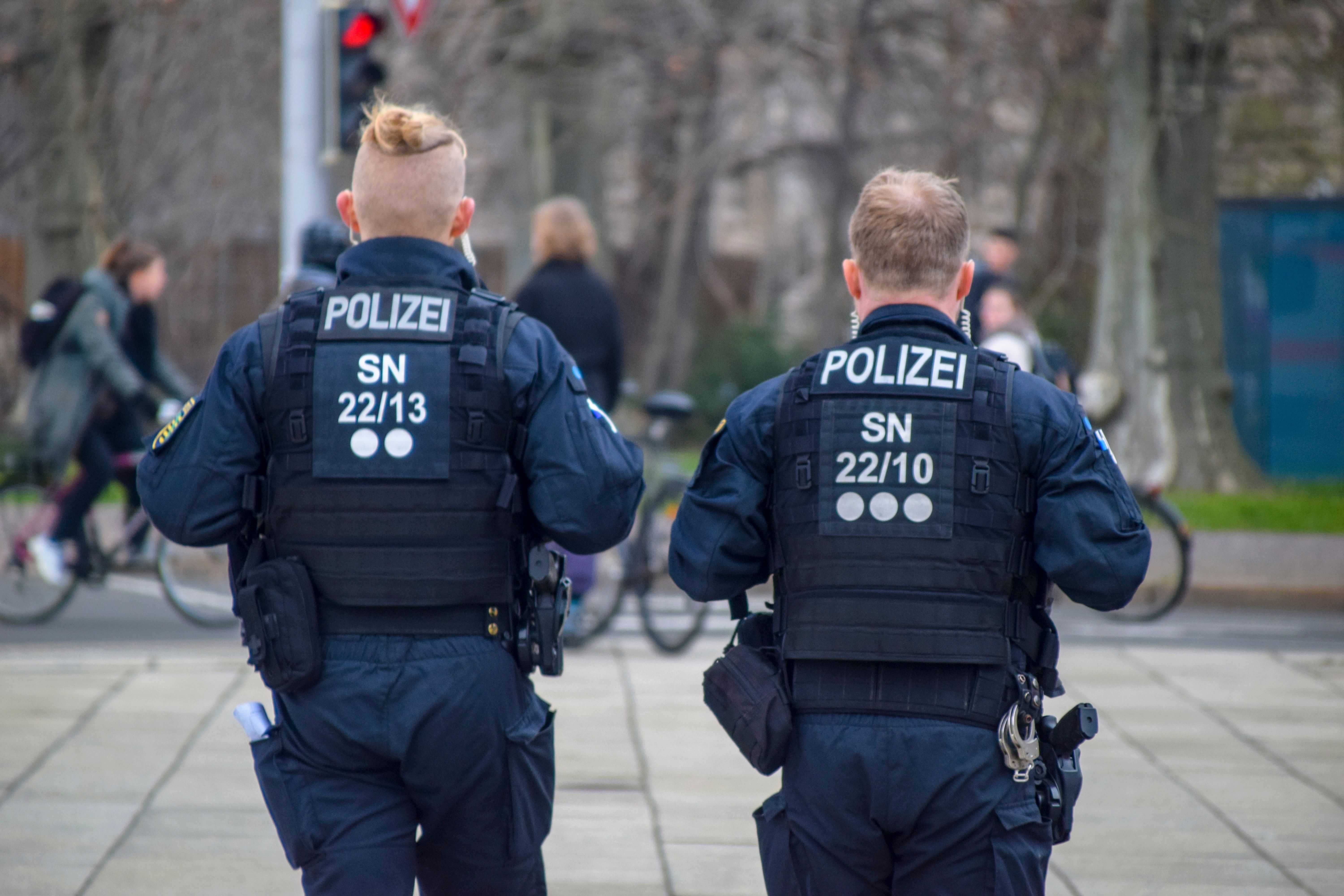 Niemieccy policjanci.