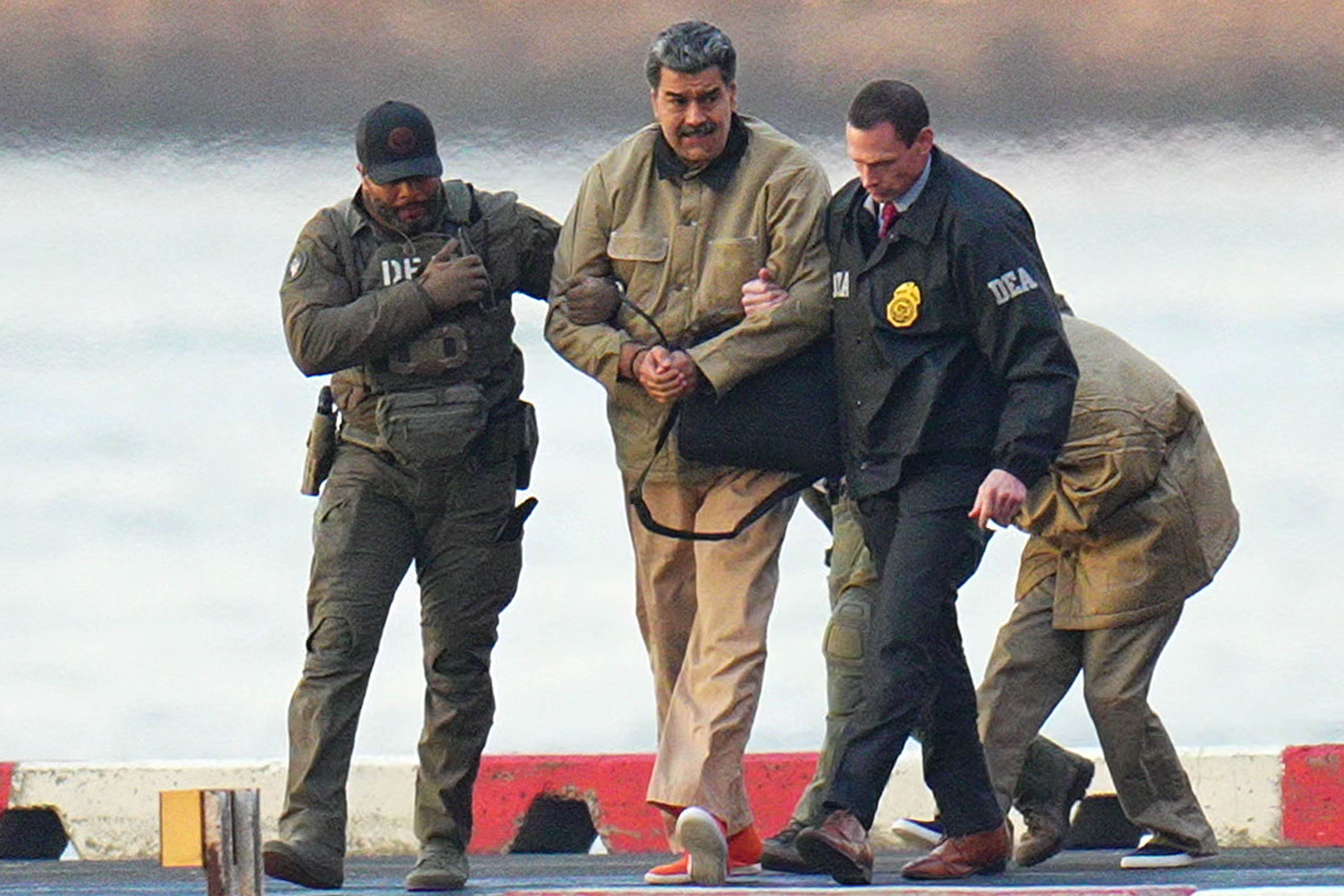 Nicolas Maduro Transported To Court Hearing