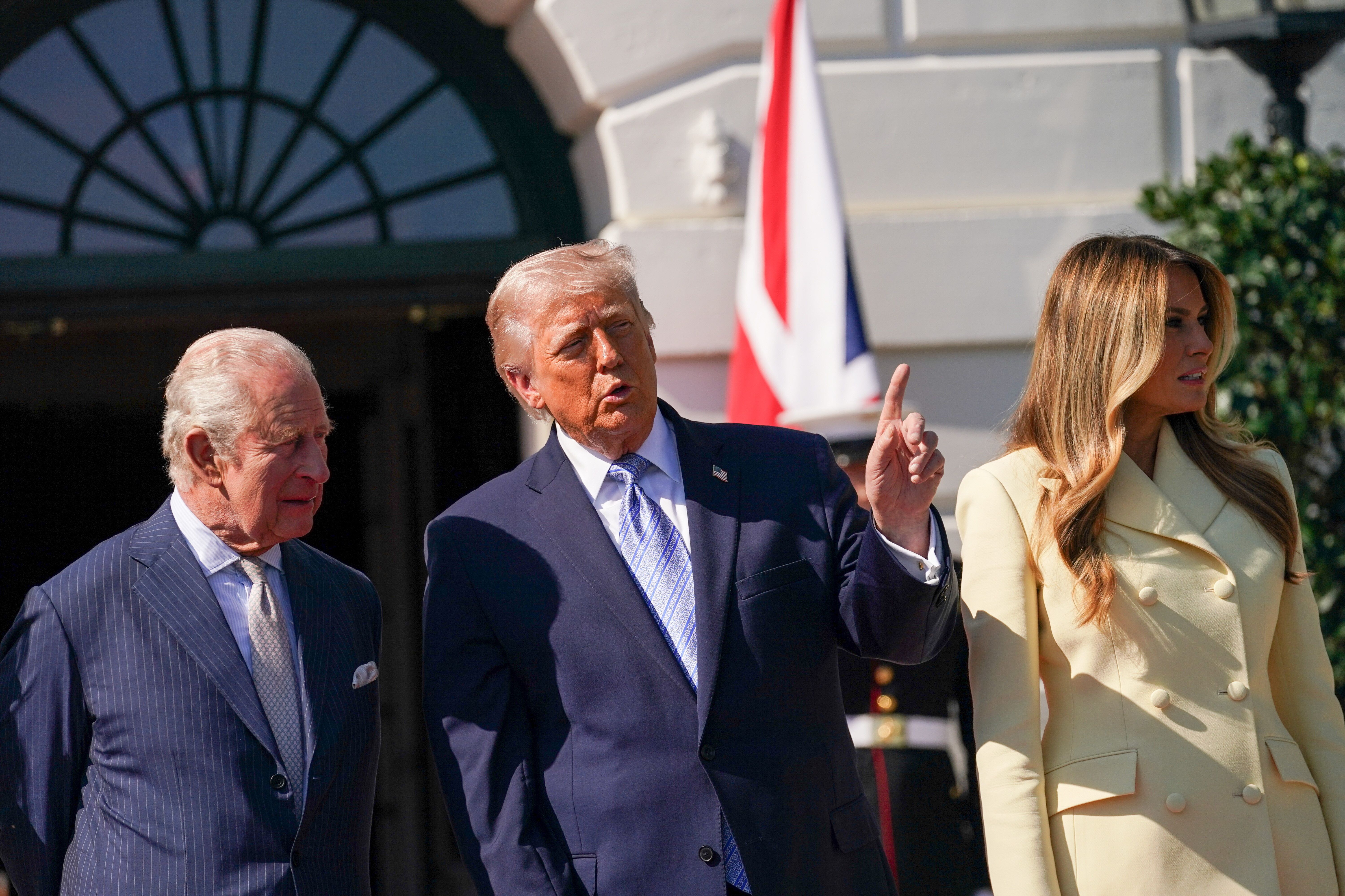Donald Trump z żoną Melanią.