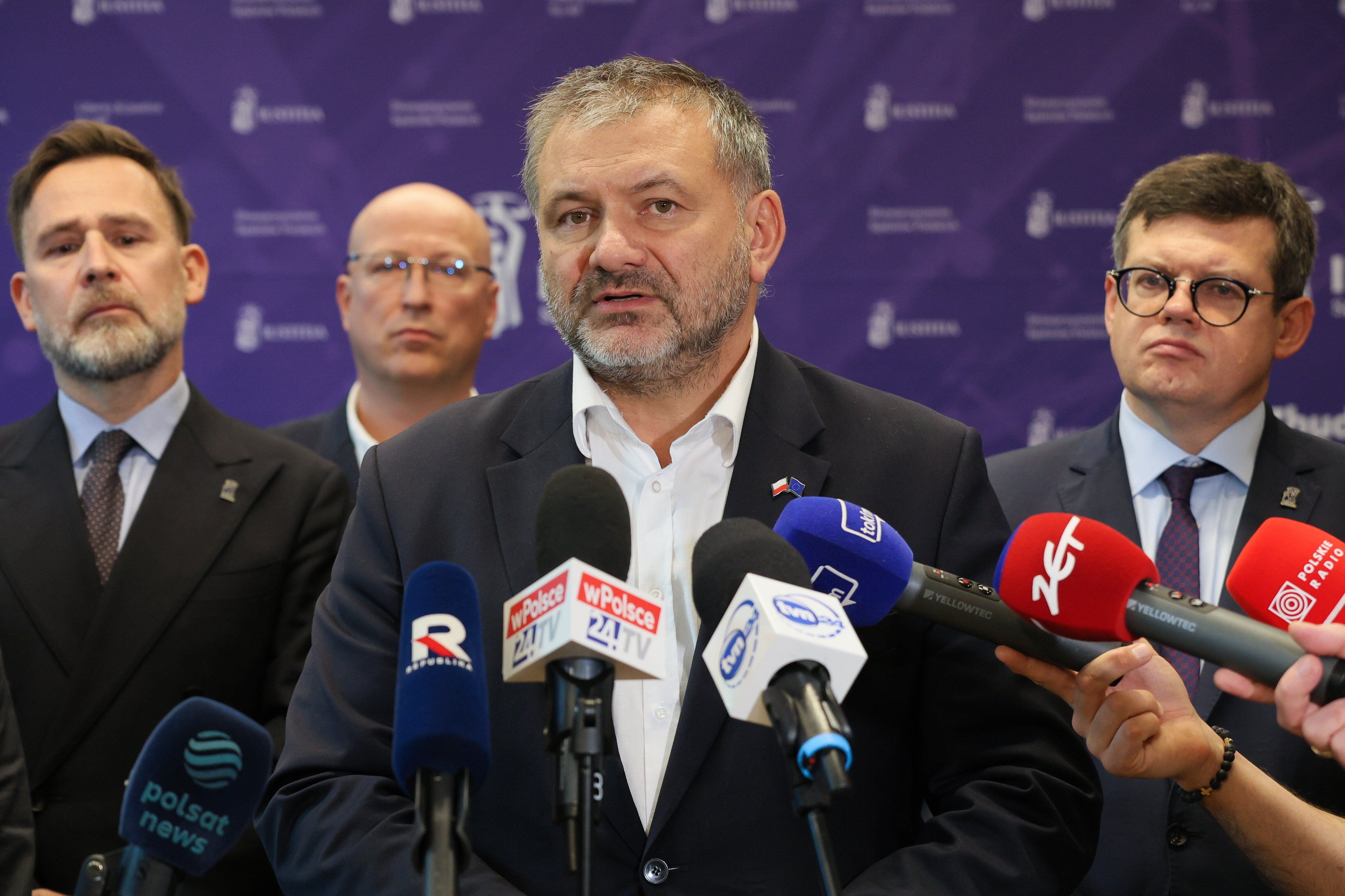 Waldemar Żurek, Bartłomiej Przymusiński, Wojciech Buchajczuk, Krystian Markiewicz.