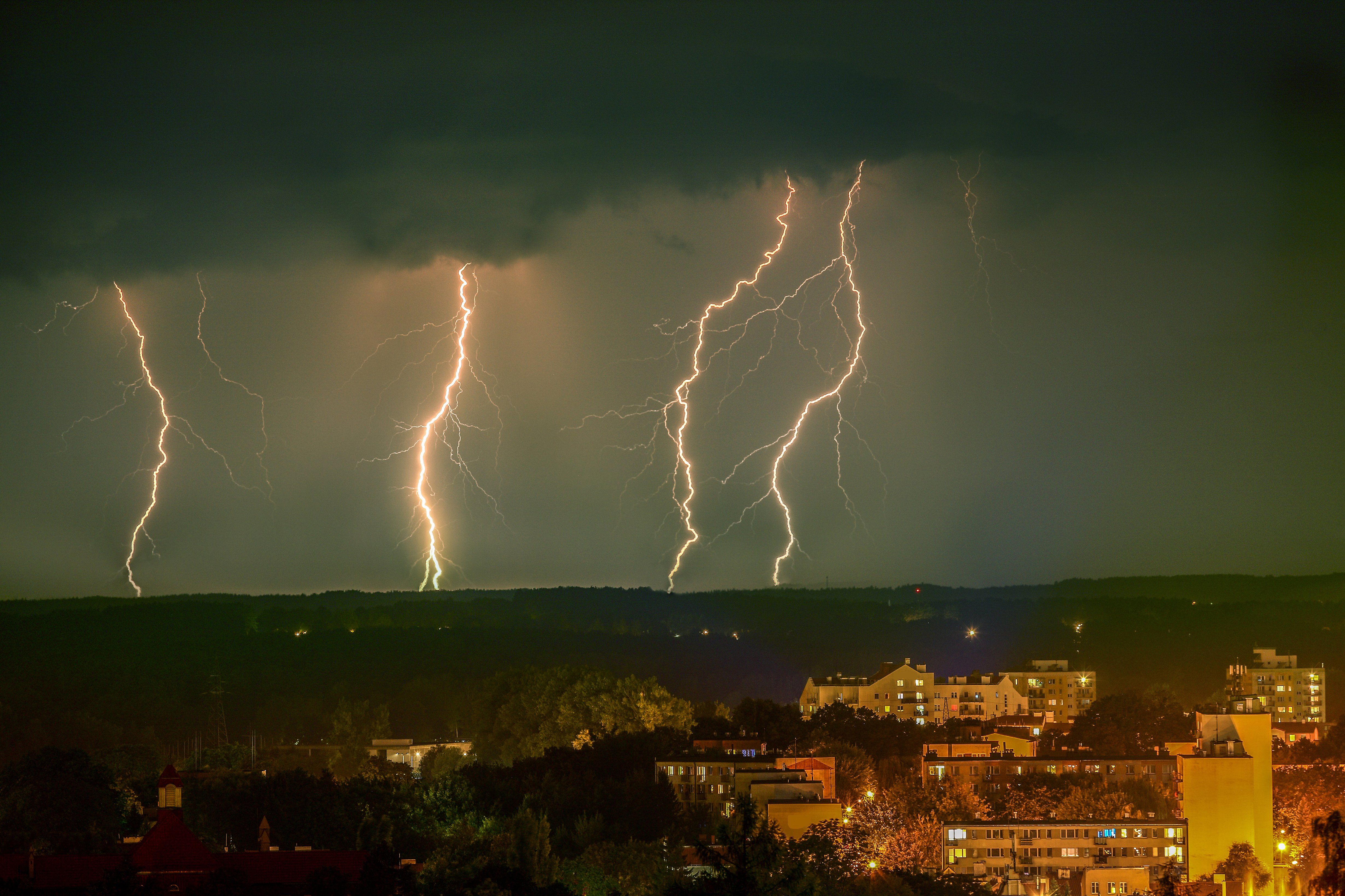 Violent,Storm,Over,Olsztyn,In,Warmia