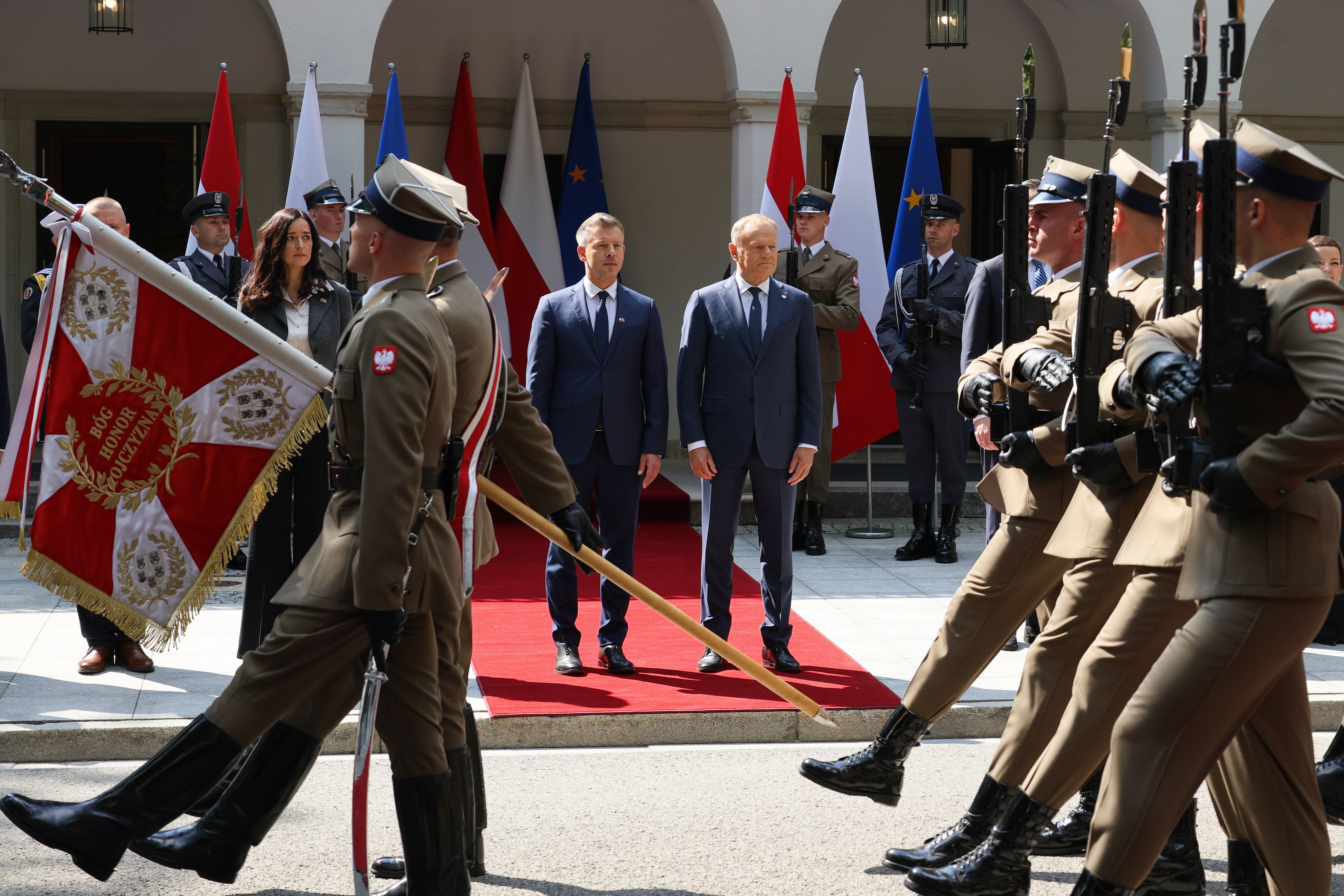 Peter Magyar w Polsce.