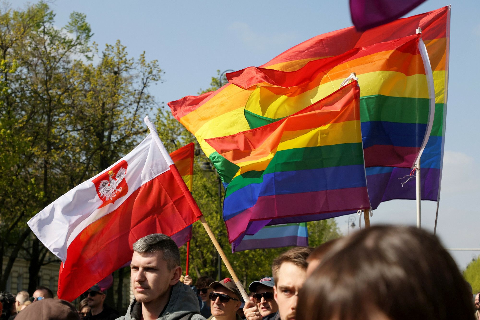 Protest przed KPRM ws. transkrypcji zagranicznych aktów ma??e?stwa