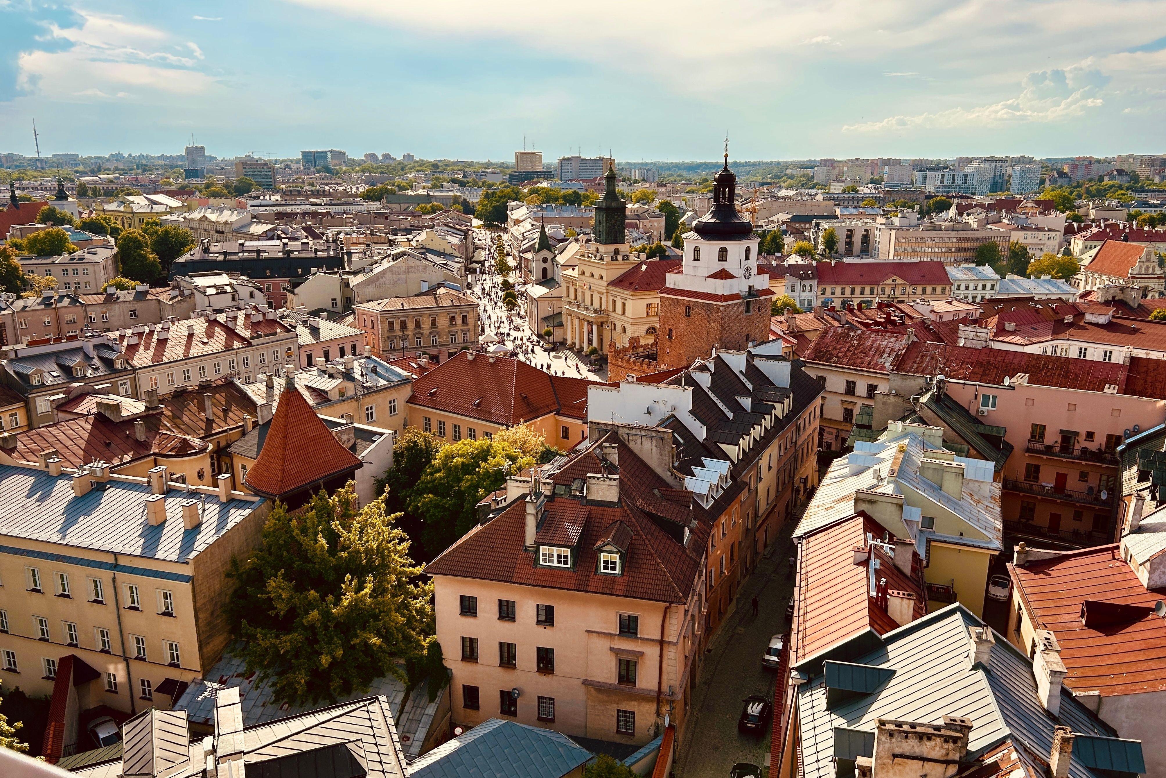 Breathtaking,Panoramic,View,Of,Lublin,,Poland
