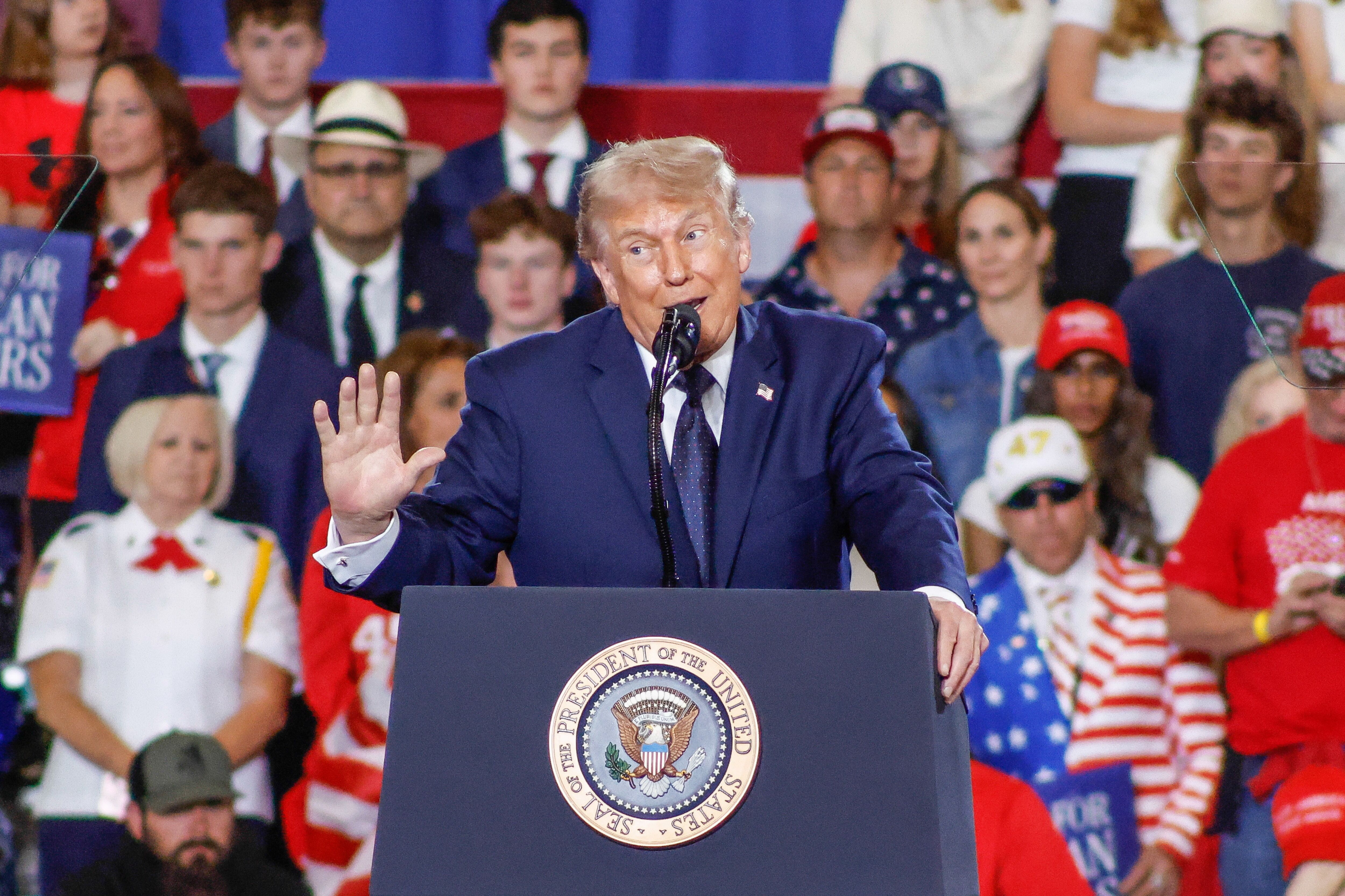 Prezydent USA Donald Trump.