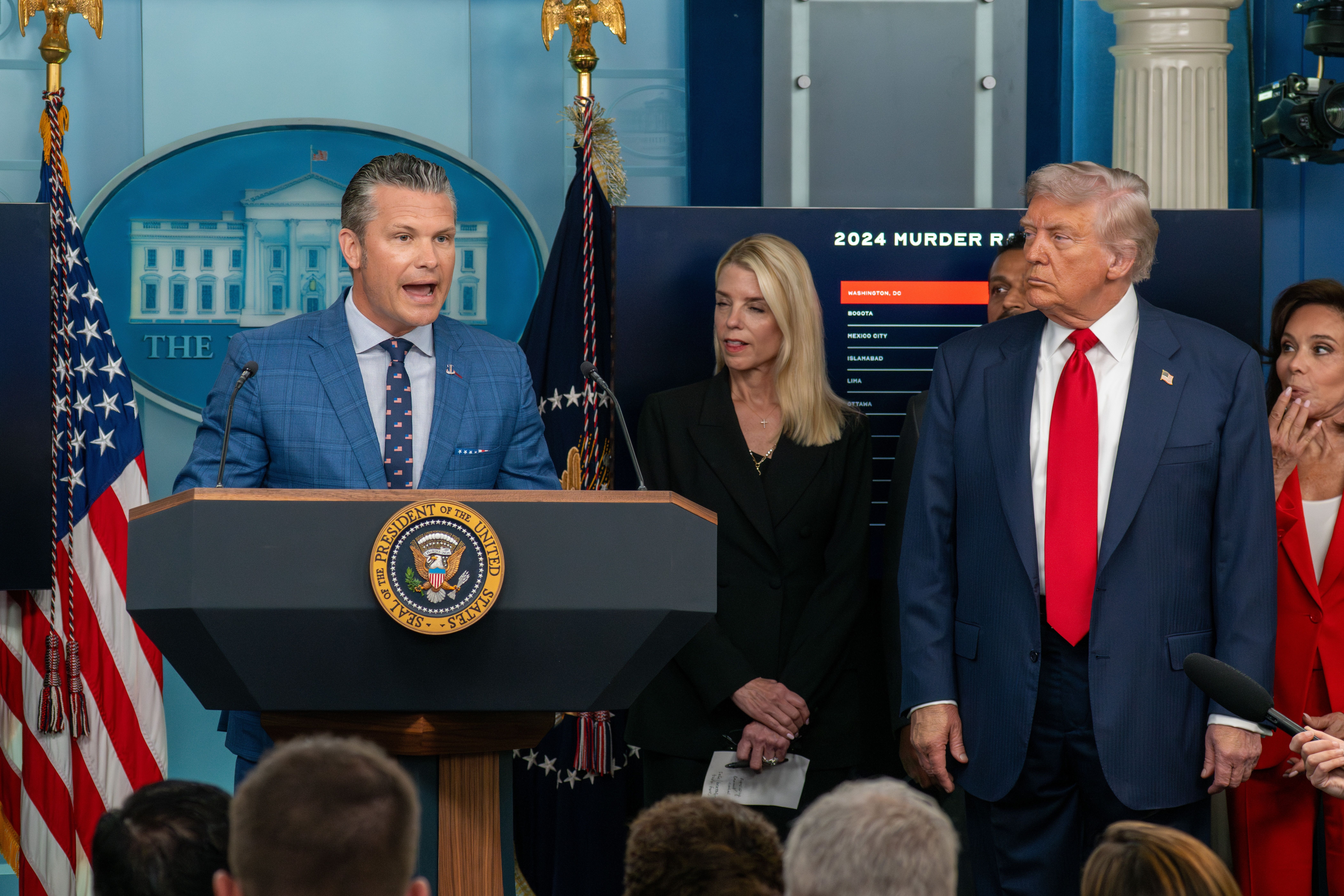 Pete Hegseth i Donald Trump.
