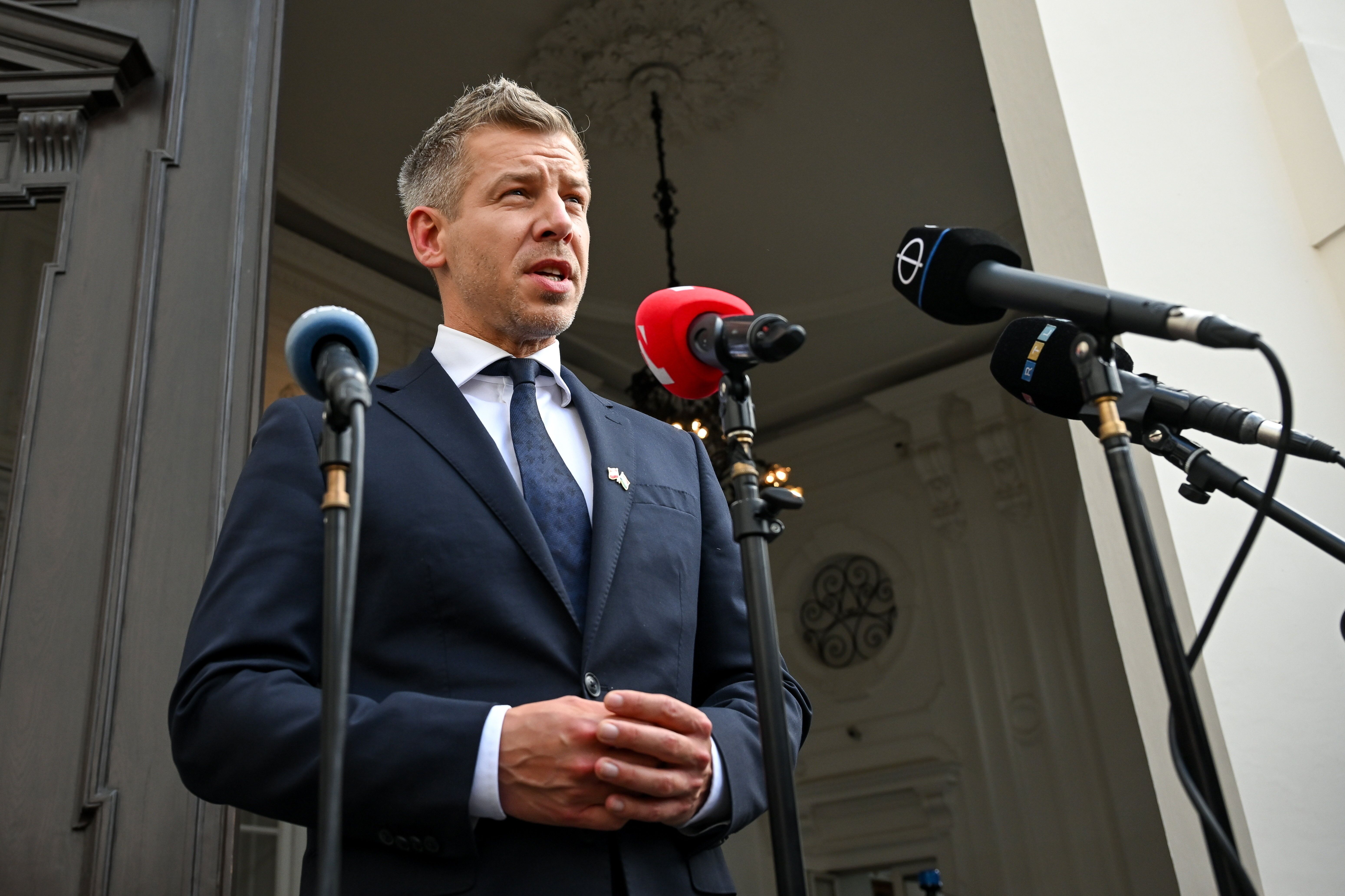 Premier Węgier Péter Magyar.