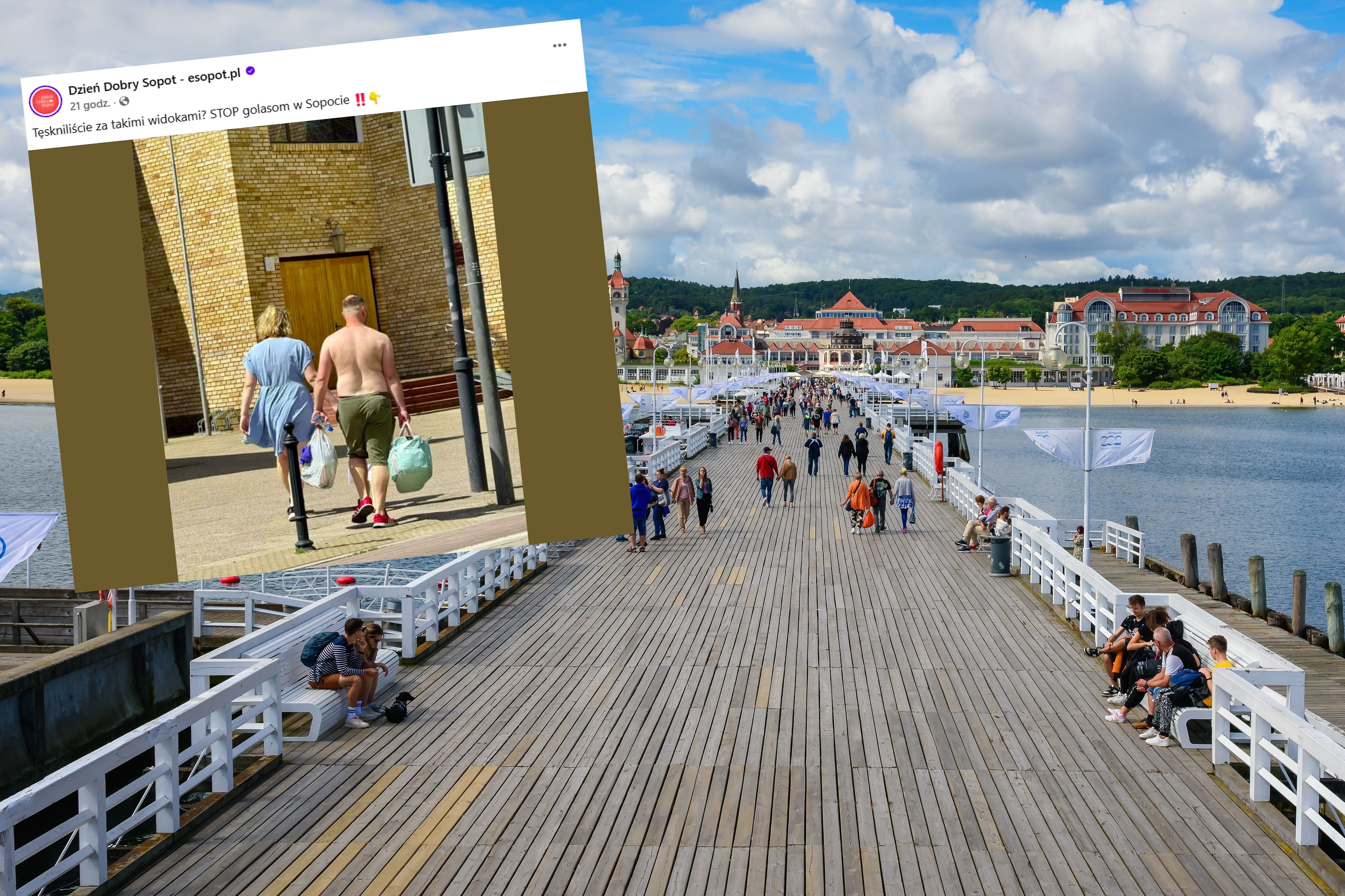 Sopot walczy z golizną