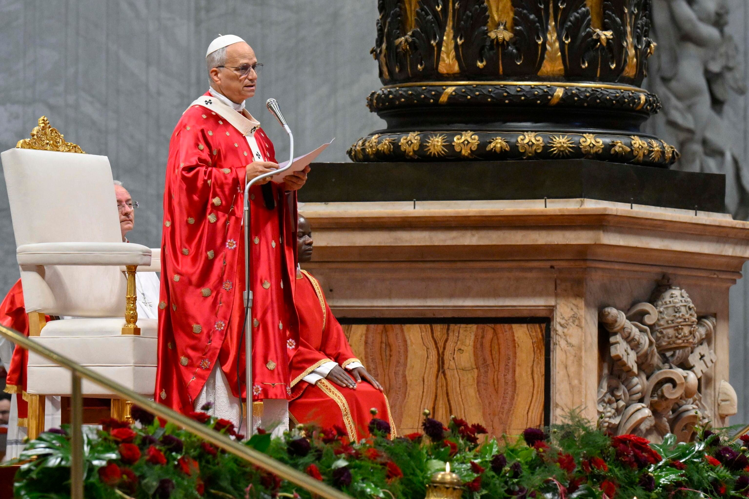 Pope Leo XIV leads Pentecost Sunday mass