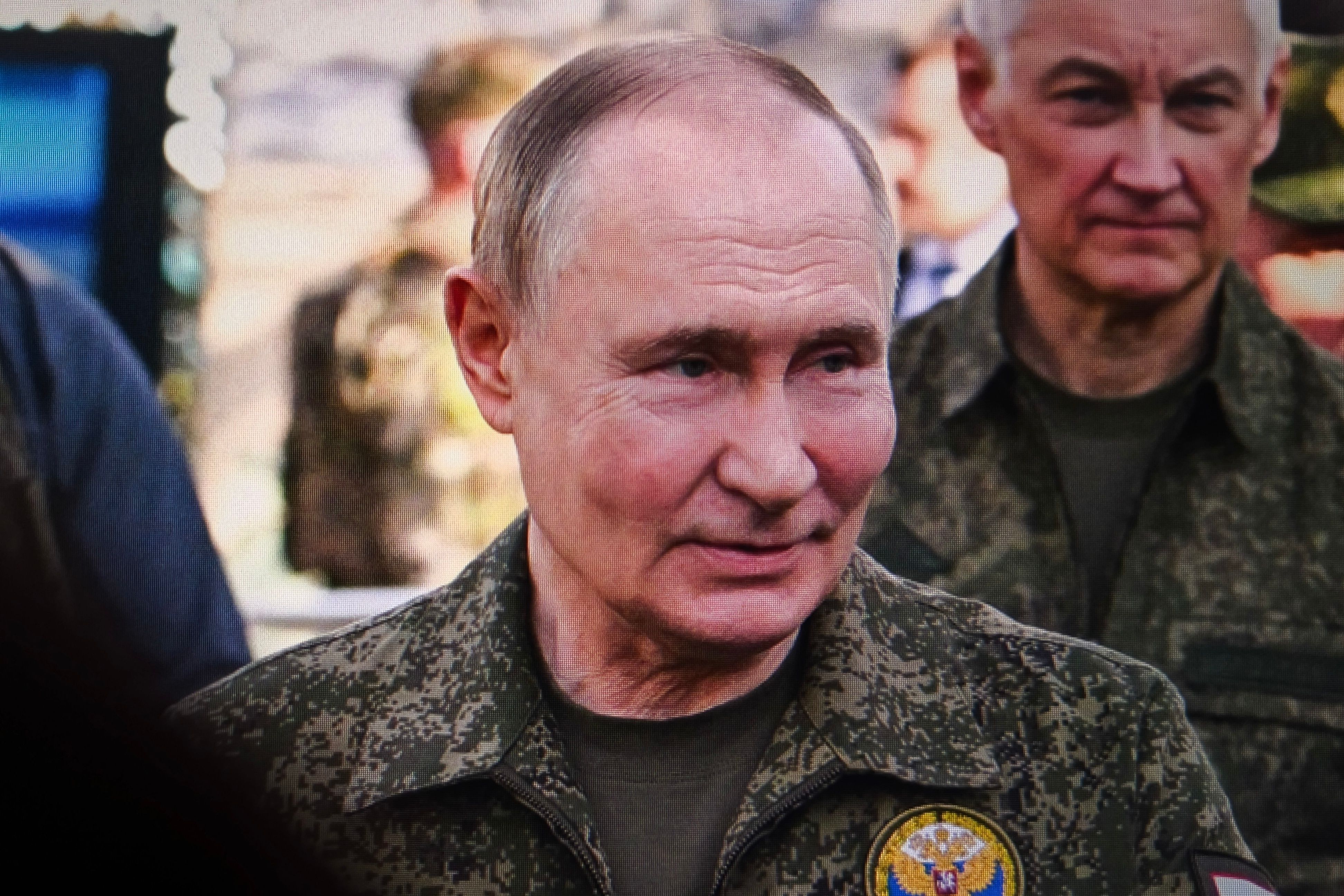 Vladimir,Putin,During,A,Meeting,On,The,Situation,In,The