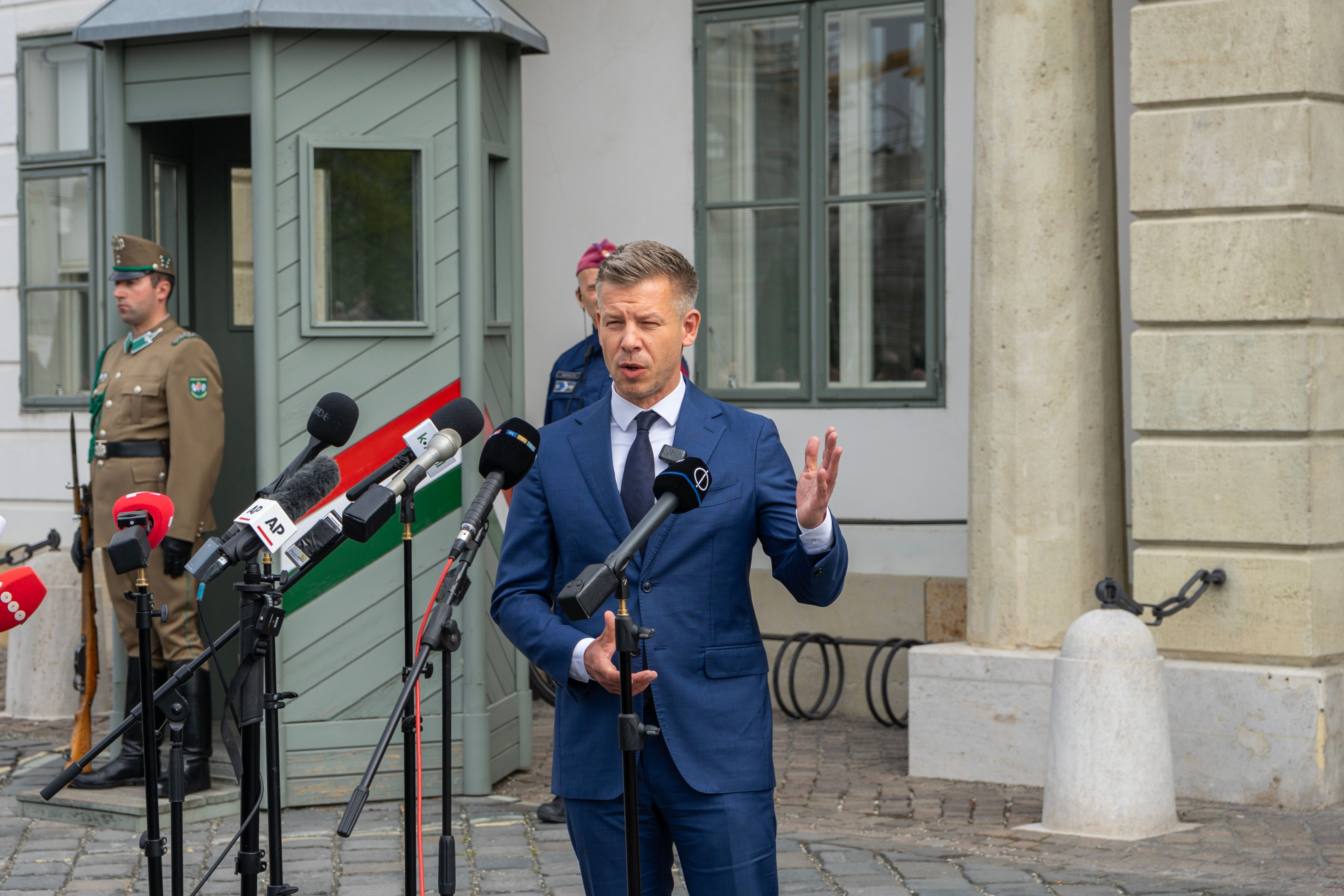 Budapest,,Hungary,–,April,15.,2026.,Péter,Magyar,,Leader,Of