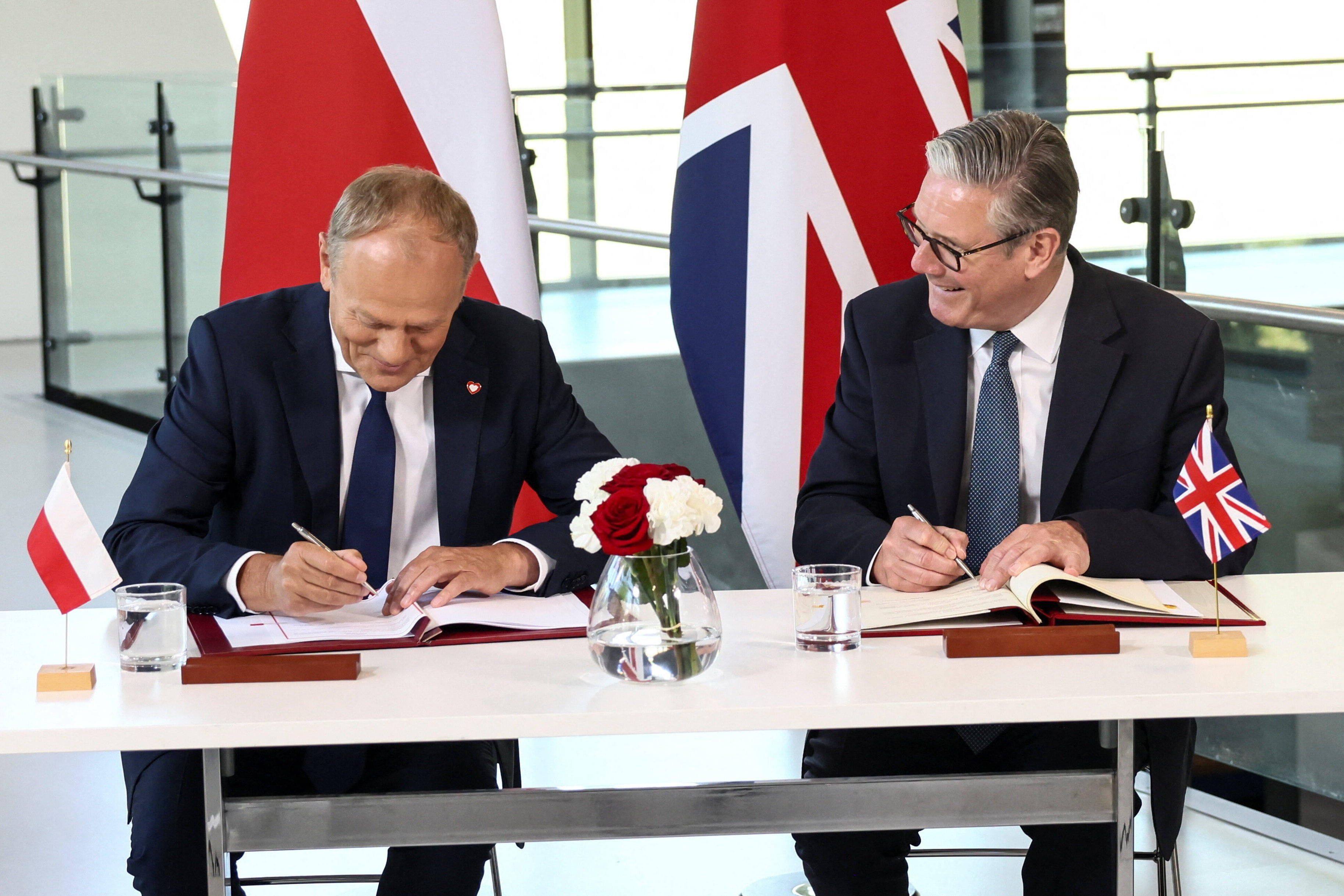 Donald Tusk visit to the UK