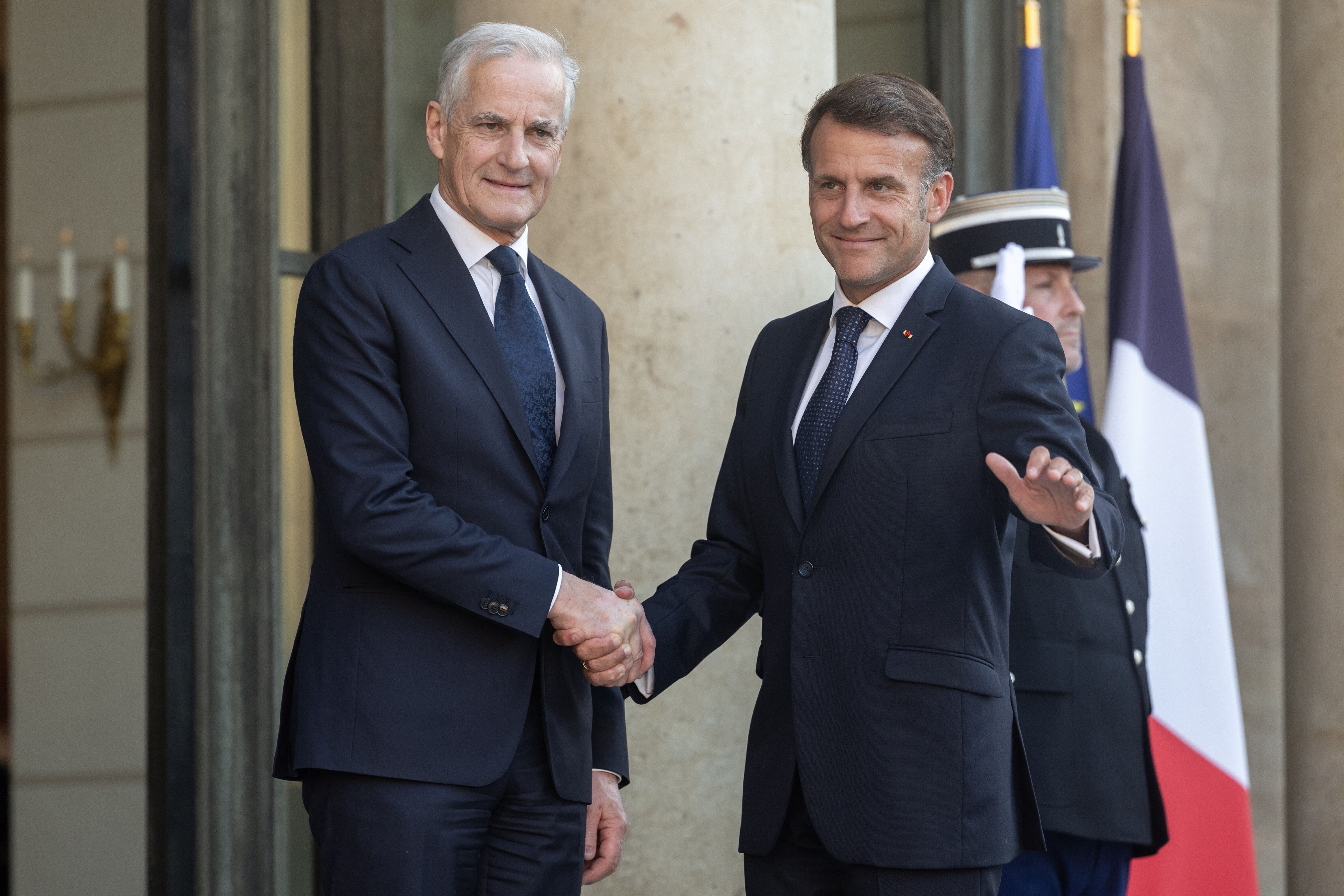 Norwegian Prime Minister Jonas Gahr Store in Paris