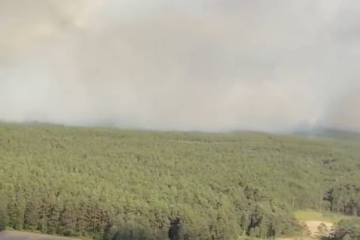 Pożar pod Warszawą