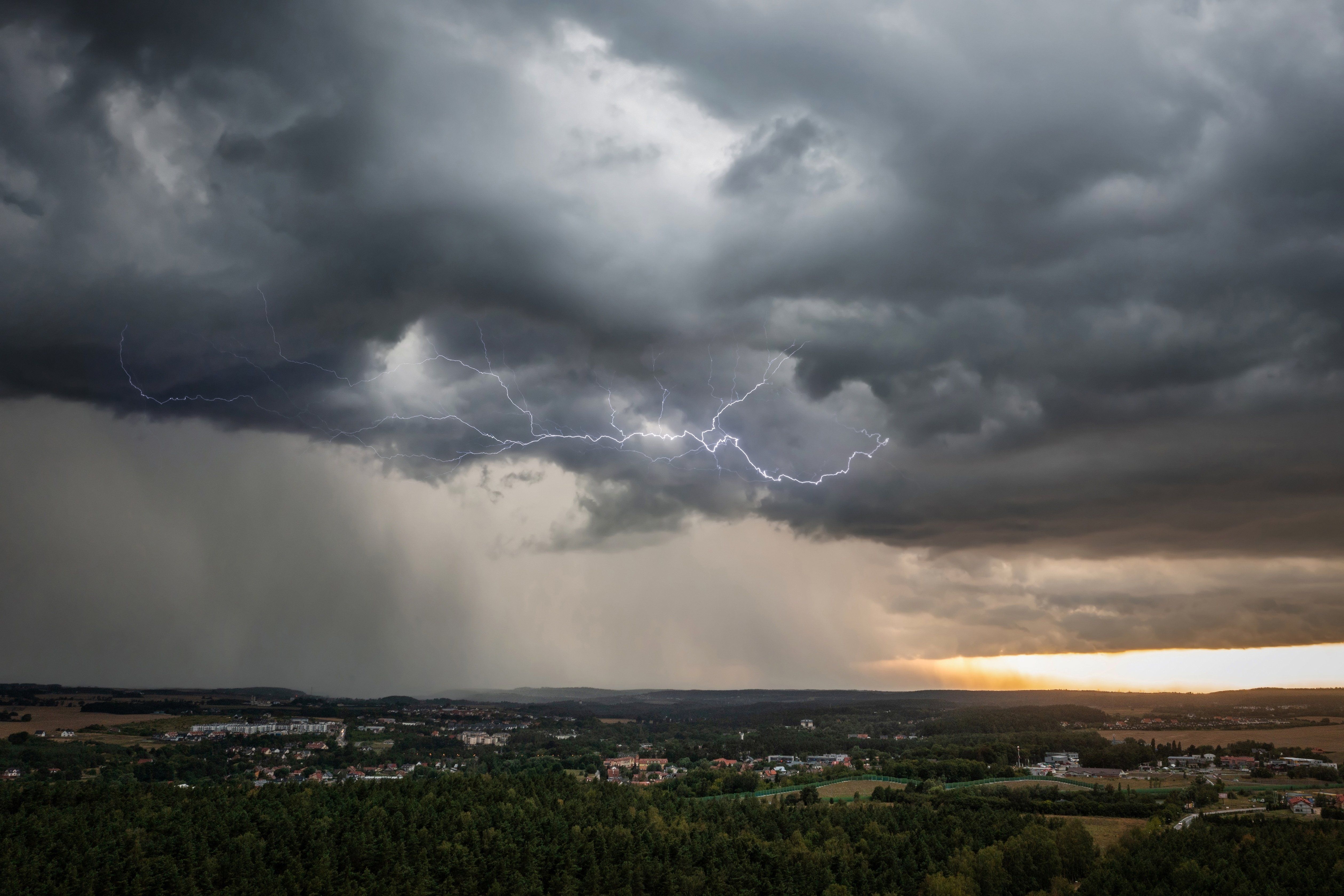 Summer,Thunderstorm,Over,The,Forest,In,Poland