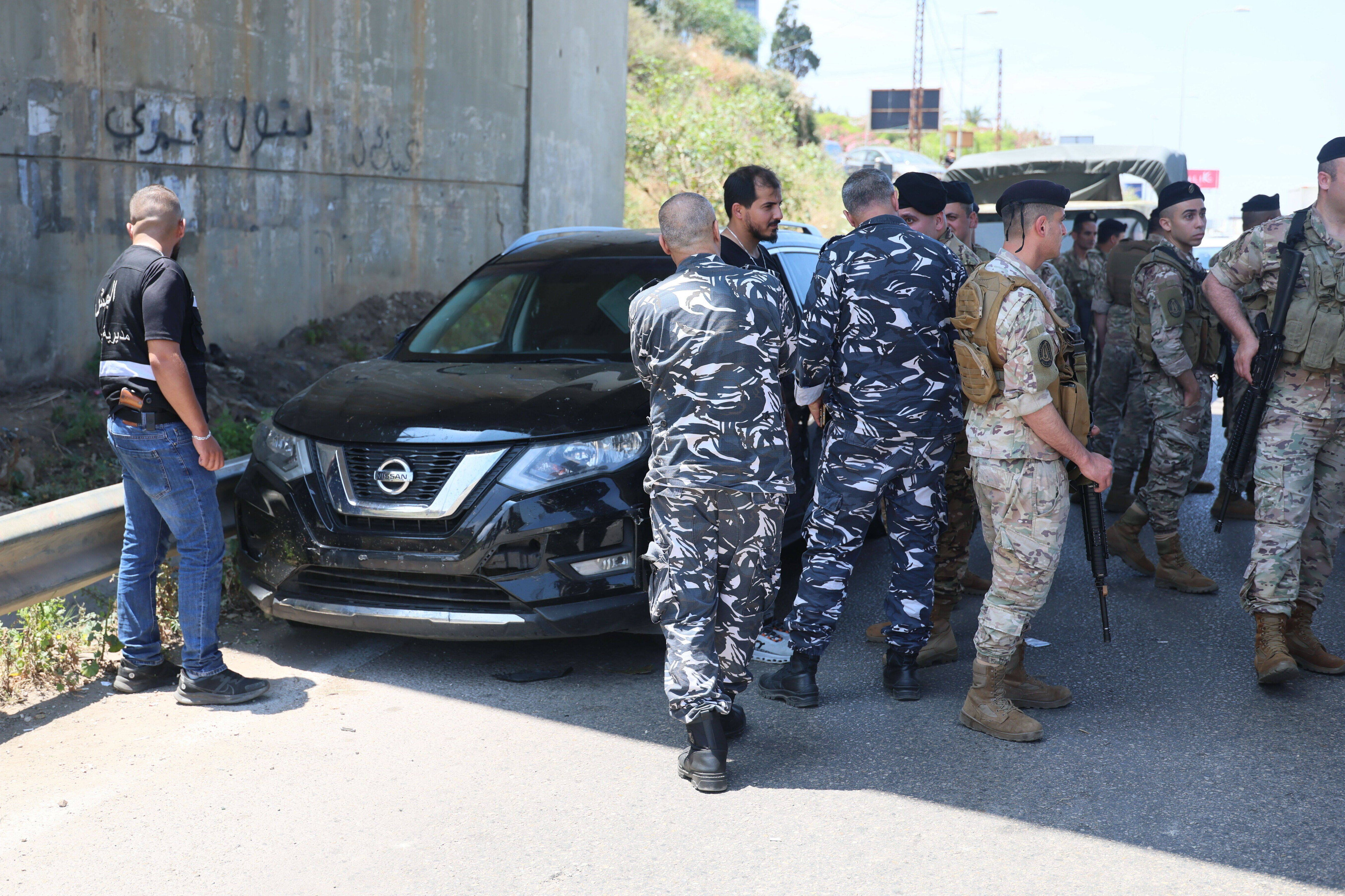 Israeli drone strike hits car in Khaldeh near southern entrance to Beirut