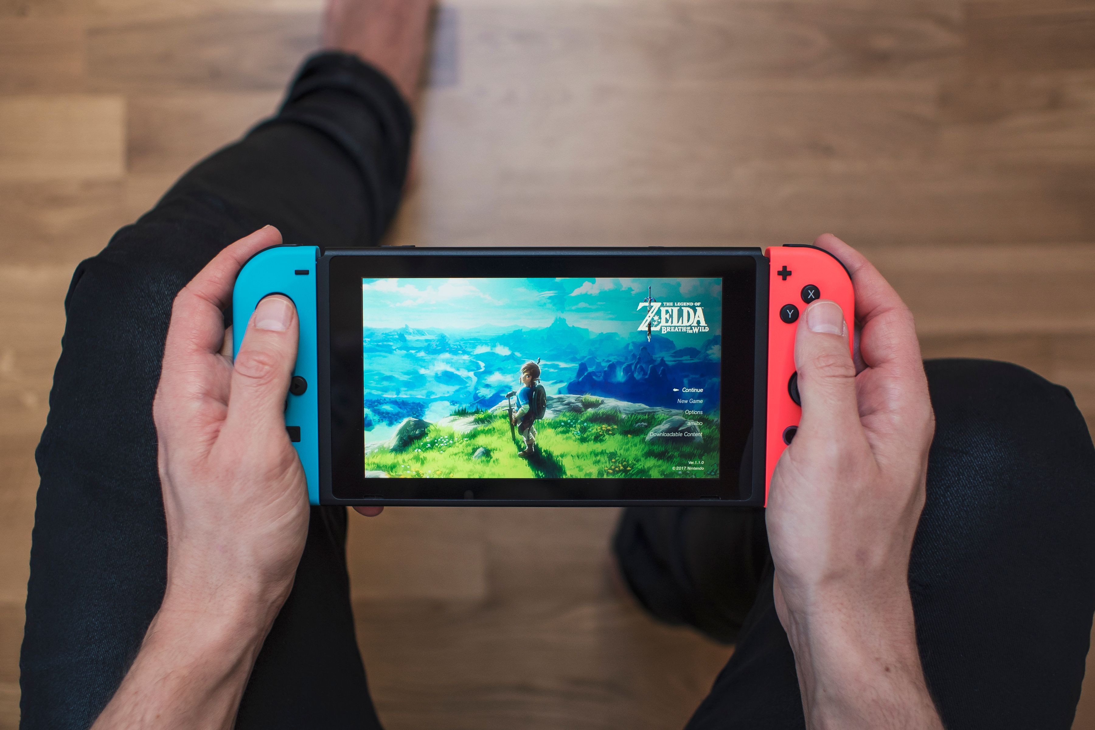 Nintendo Switch neon Game Console