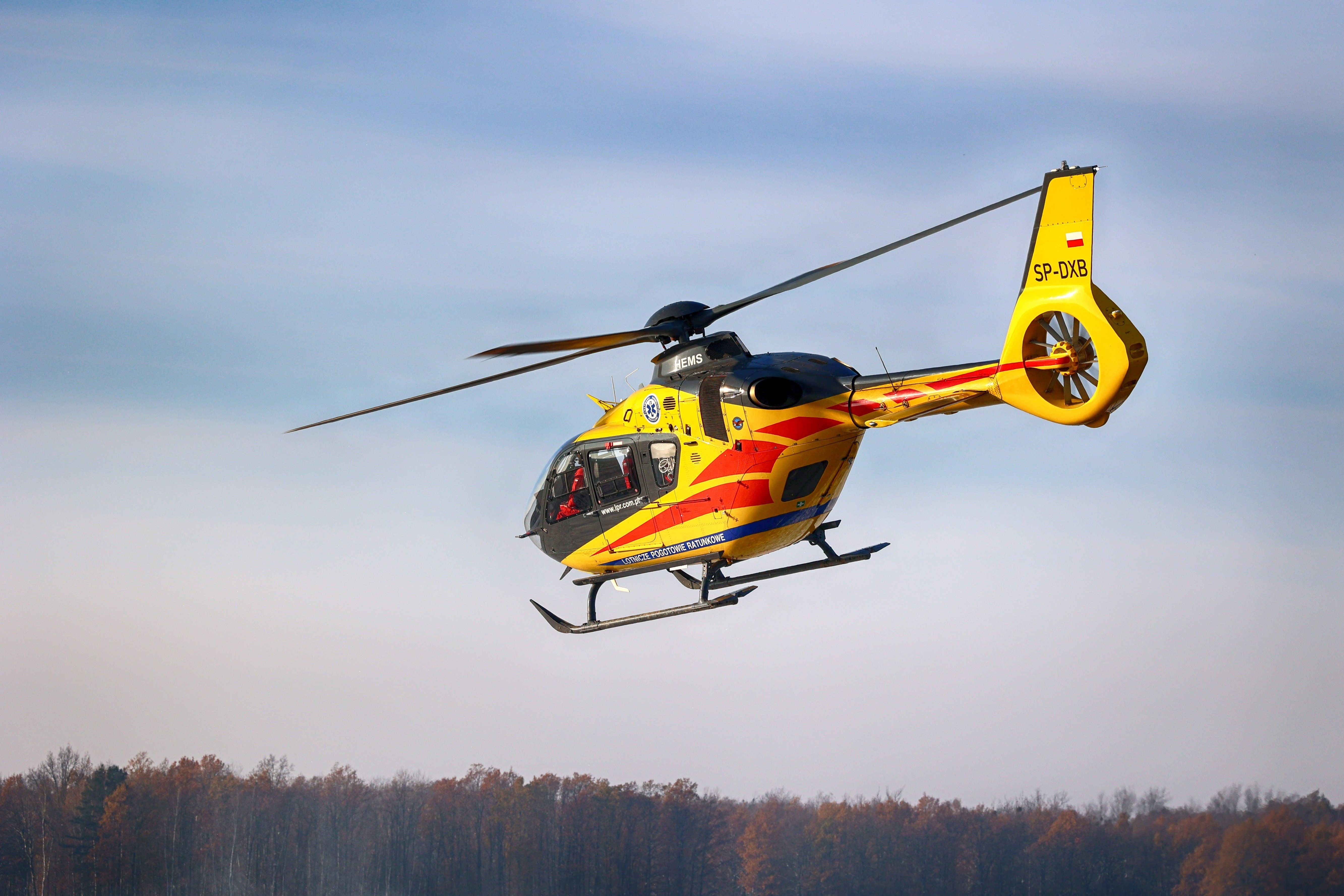 11.29.2023,Wroclaw,,Poland,,An,Air,Ambulance,Lands,On,The,Road