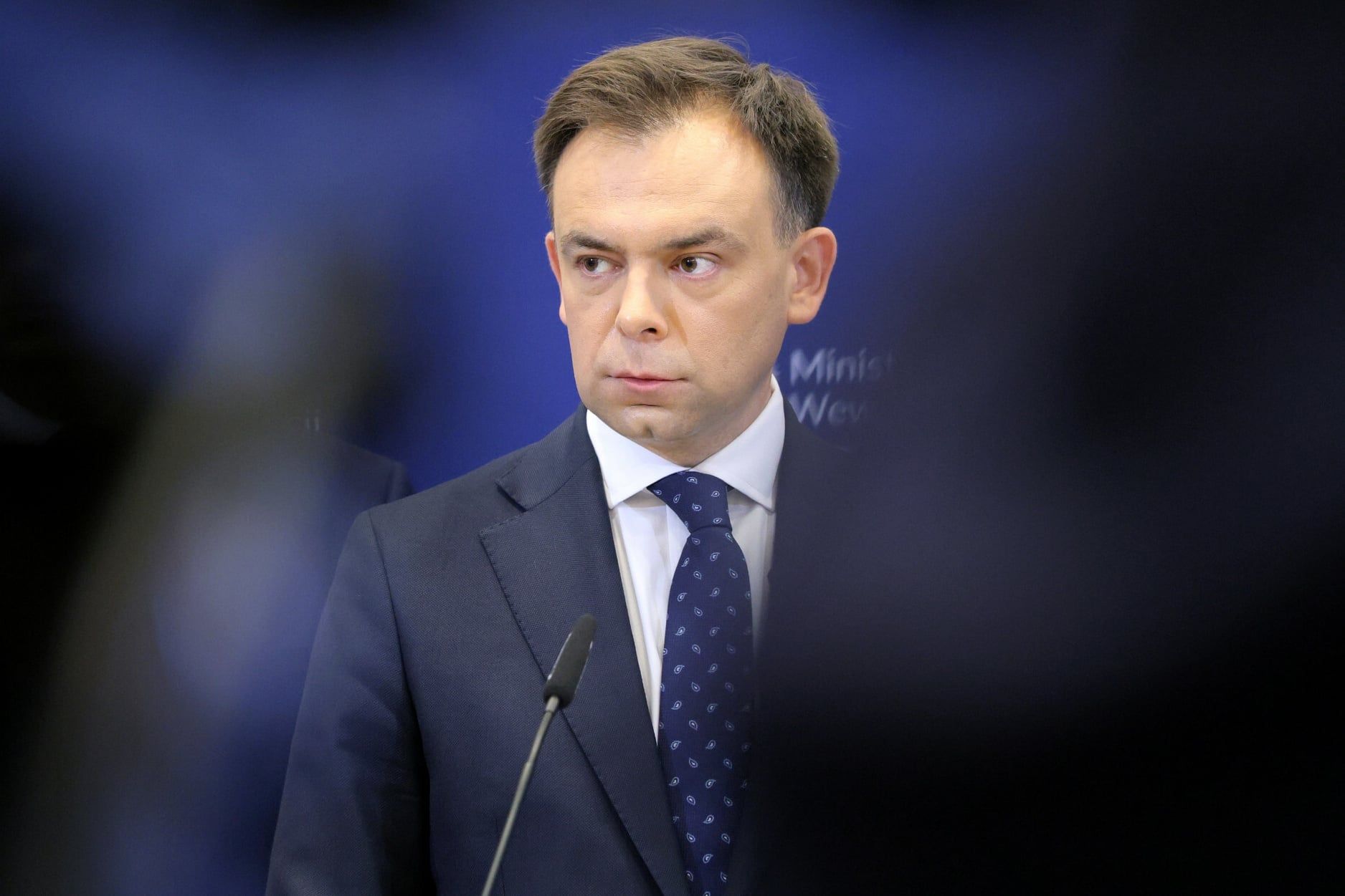 Minister finansów i gospodarki Andrzej Domański