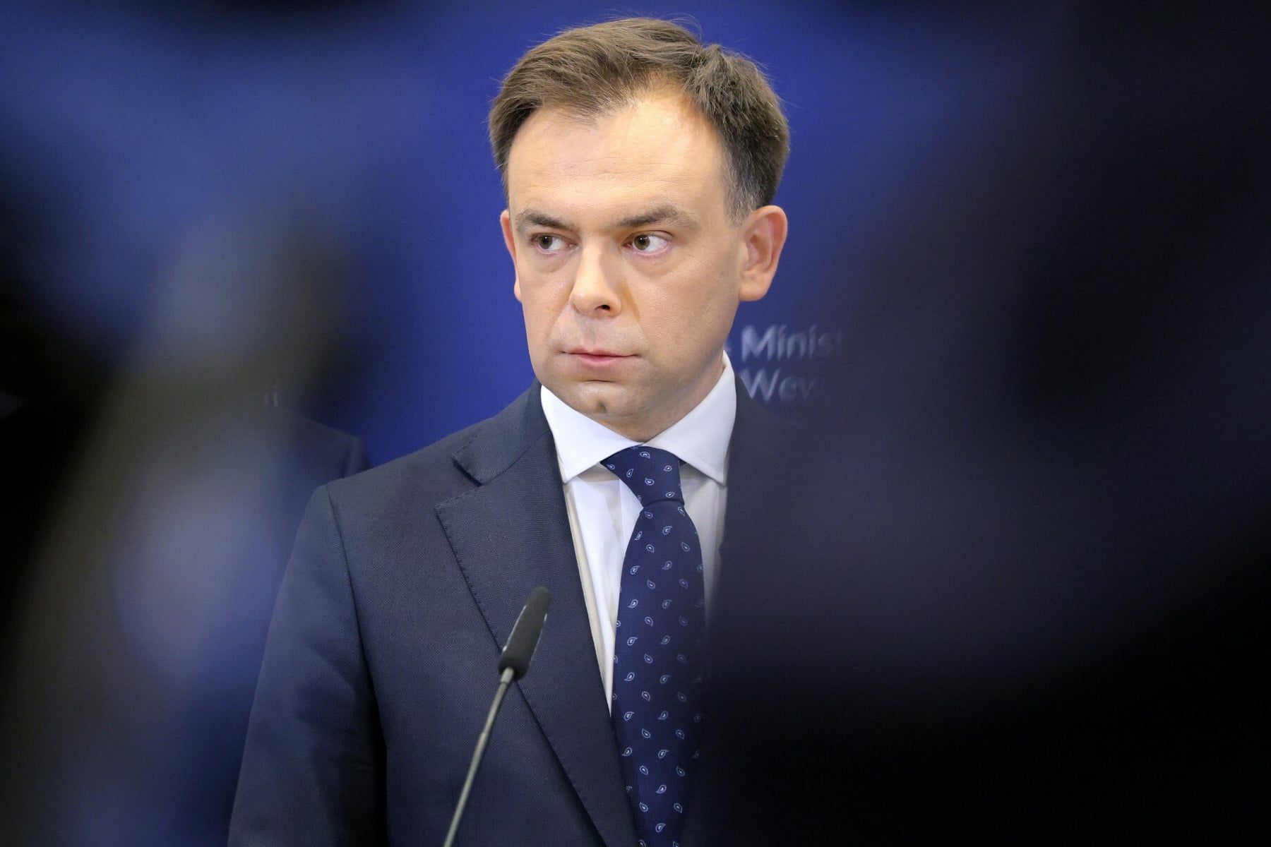 Minister finansów i gospodarki Andrzej Domański