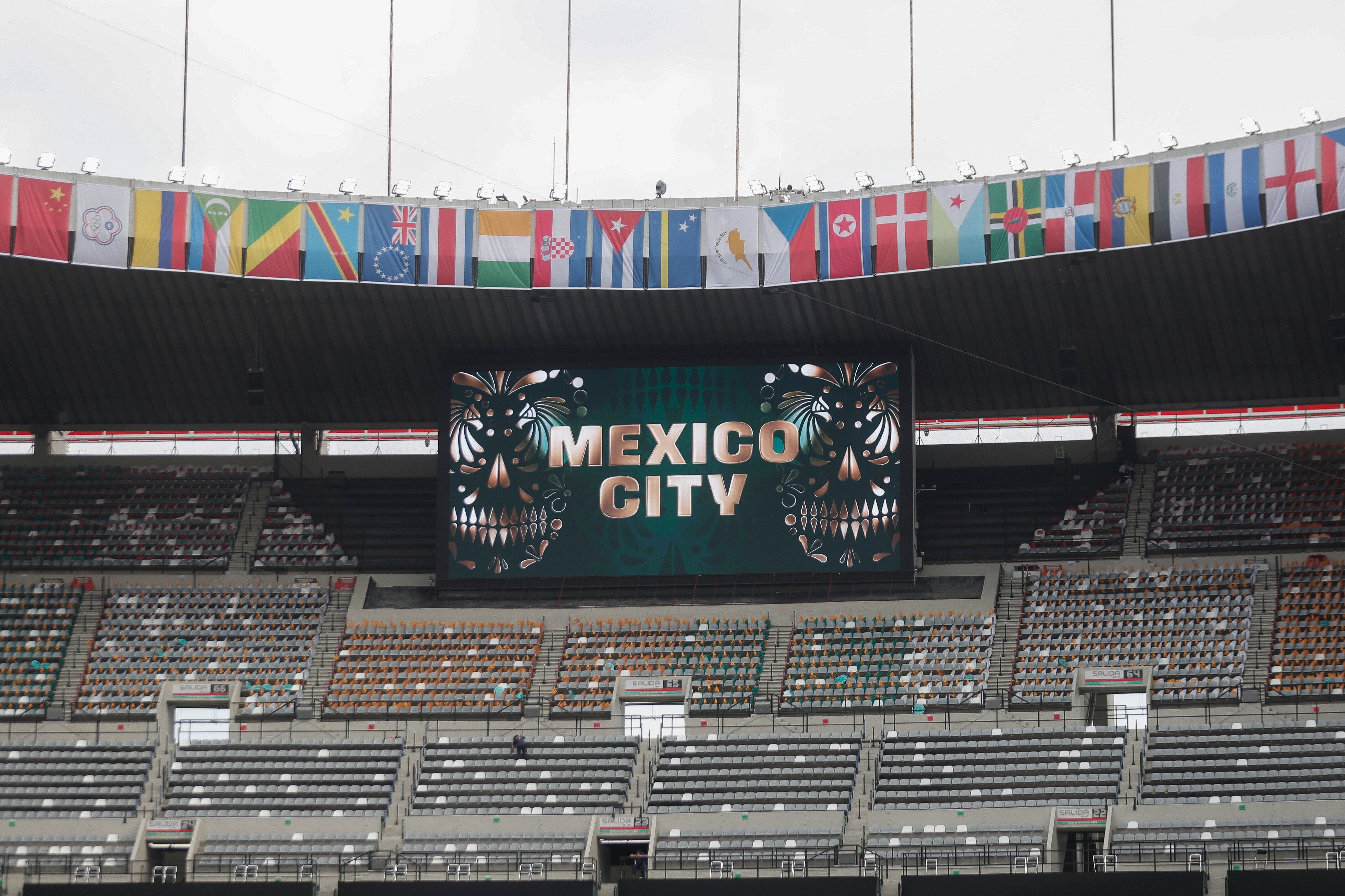 South Africa team conducts pitch inspection ahead of World Cup opening match