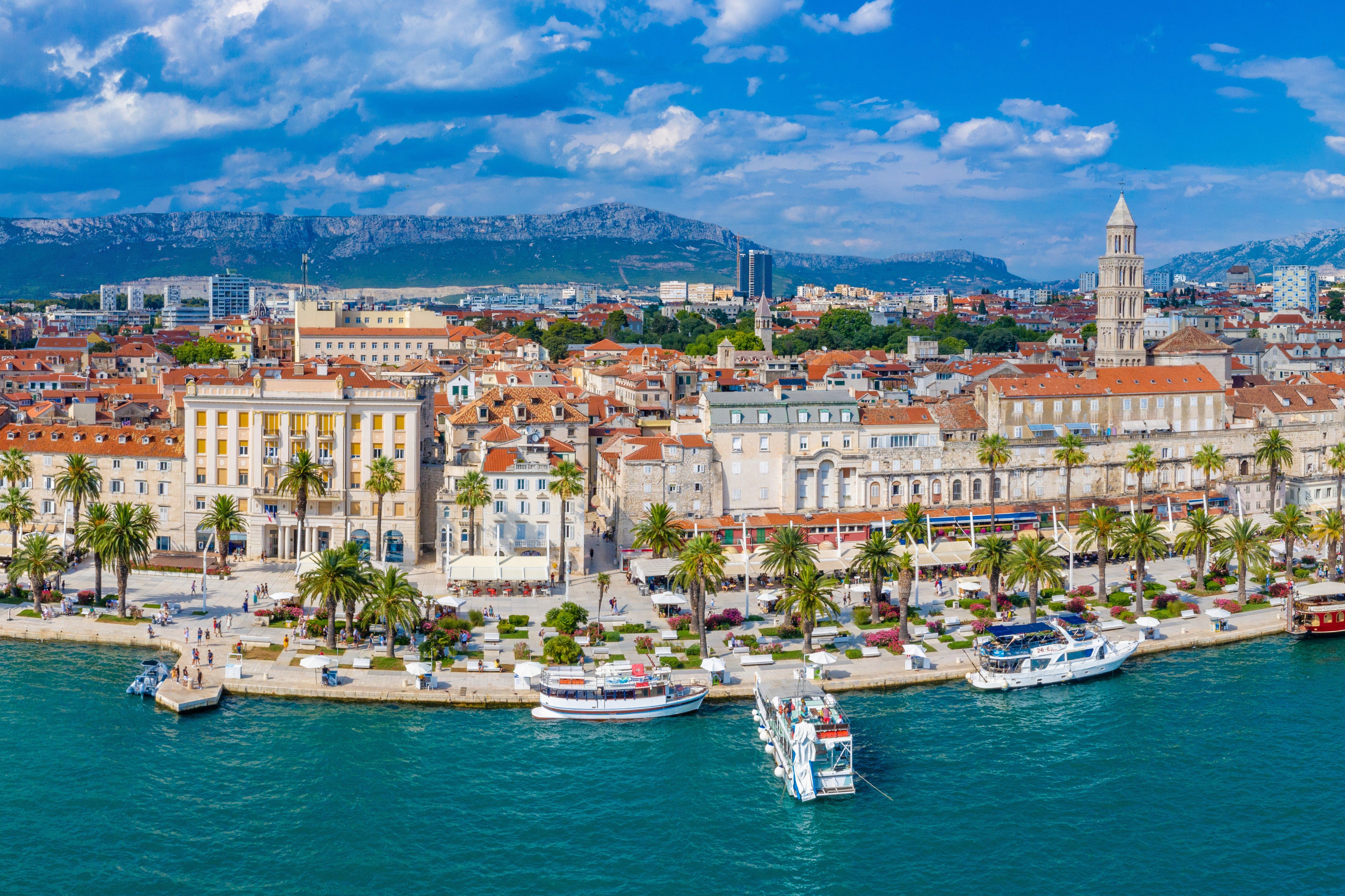 Miasto Split w Chorwacji.