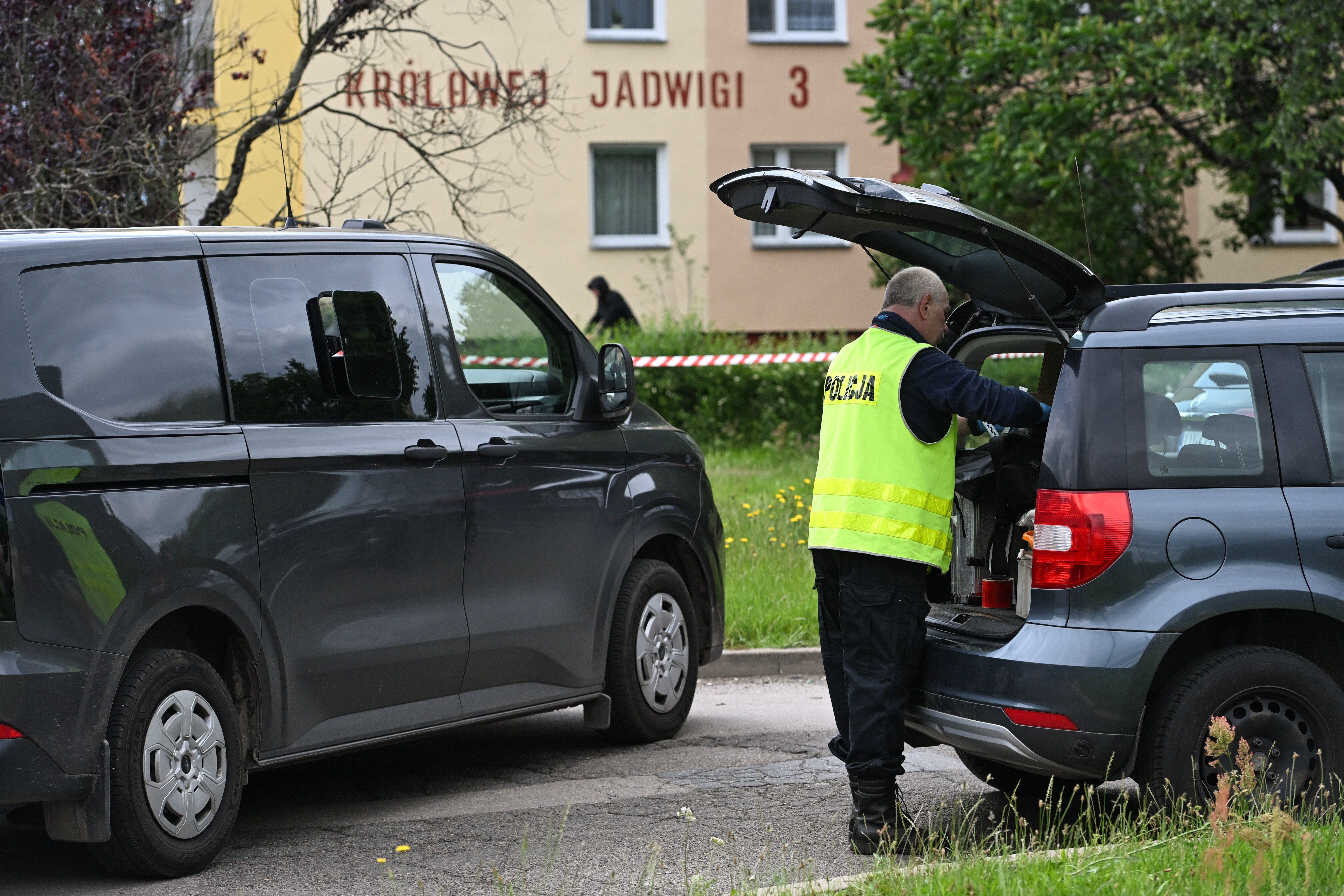 Miejsce ataku przy ulicy Królowej Jadwigi