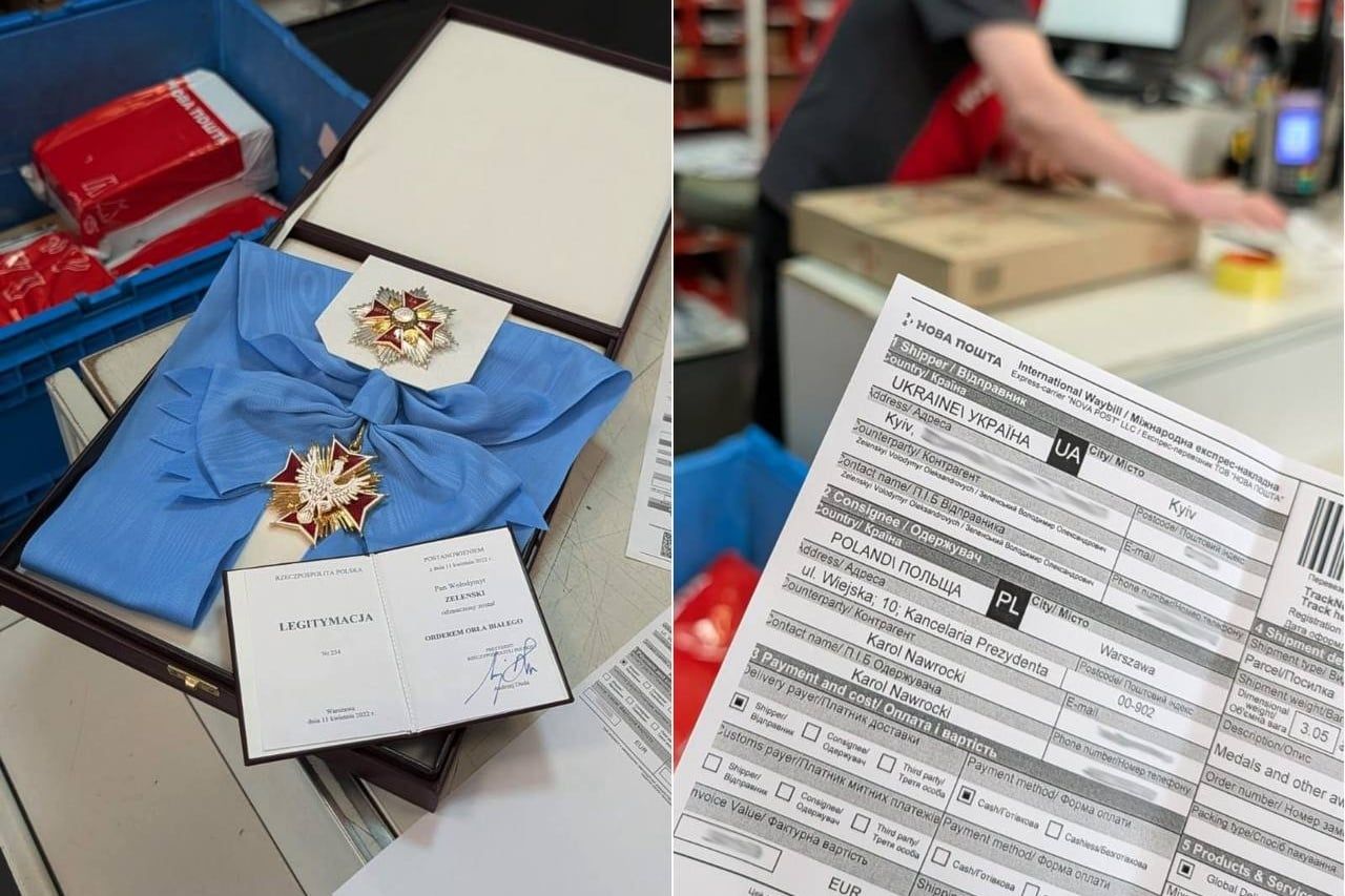 Zełenski zwrócił order