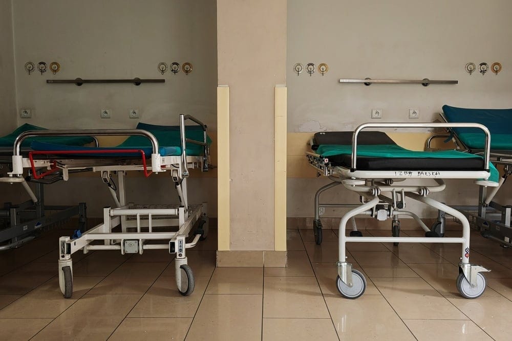Warsaw,,Poland,-,January,22,,2024:,Hospital,Beds,In,The