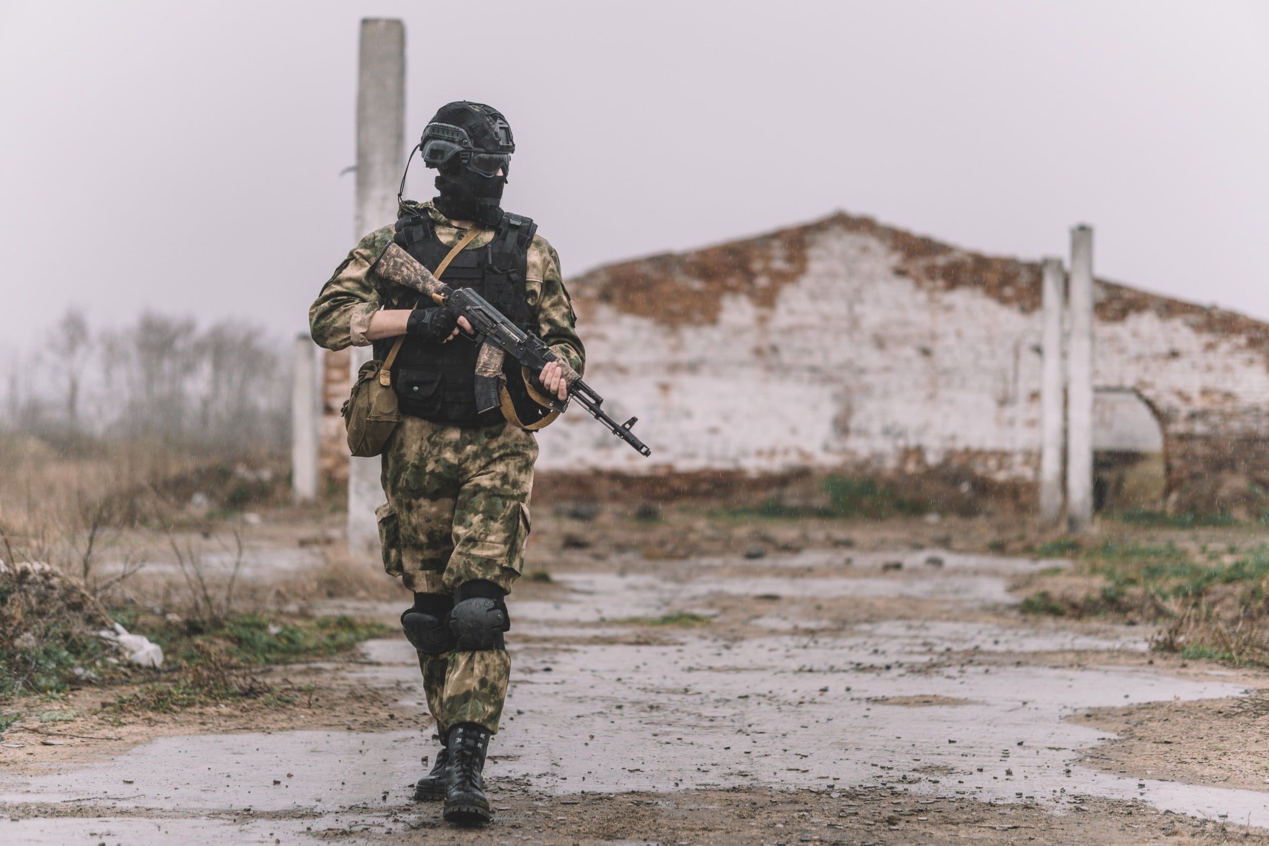 Soldier,Or,Militiaman,In,Camouflage,.,A,Special,Forces,Soldier