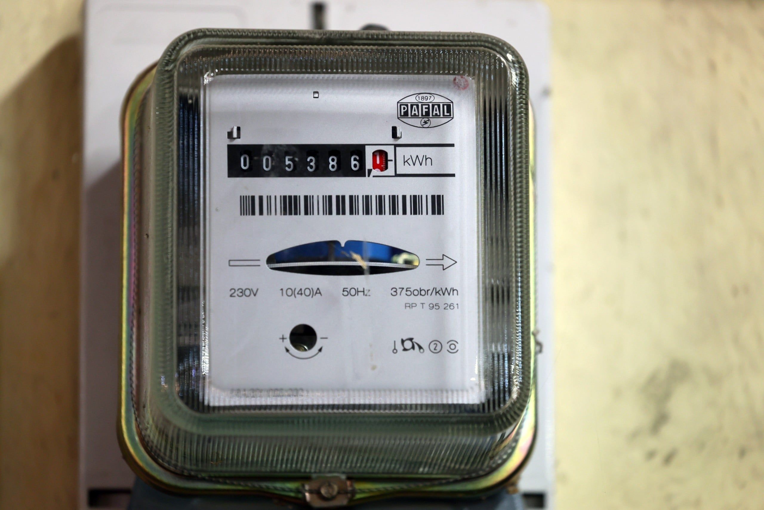 03.12.2023,Wroclaw,,Poland,,Old,Electricity,Meter,Delivered,To,Consumers.,Gauge.