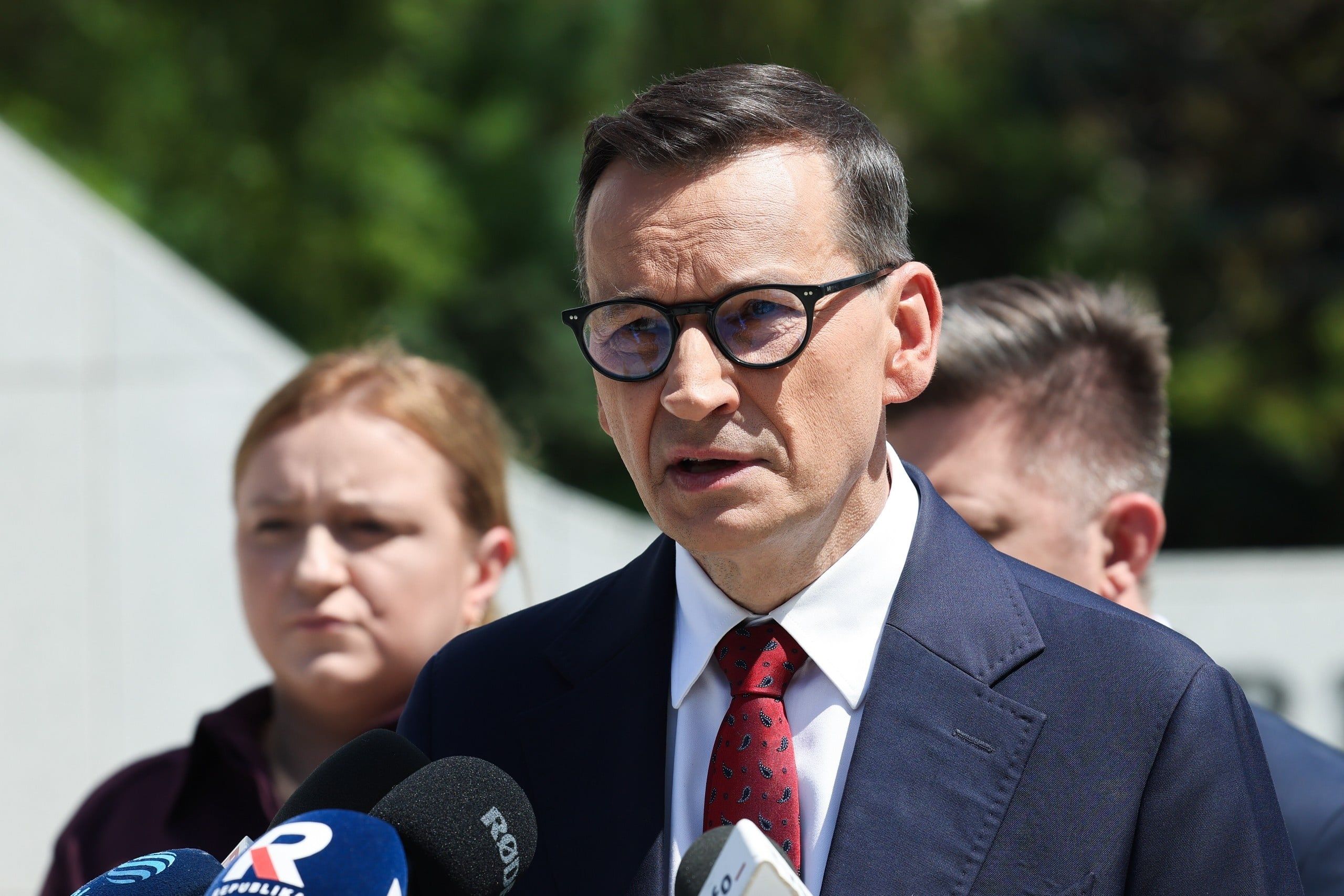 Olga Semeniuk-Patkowska, Mateusz Morawiecki
