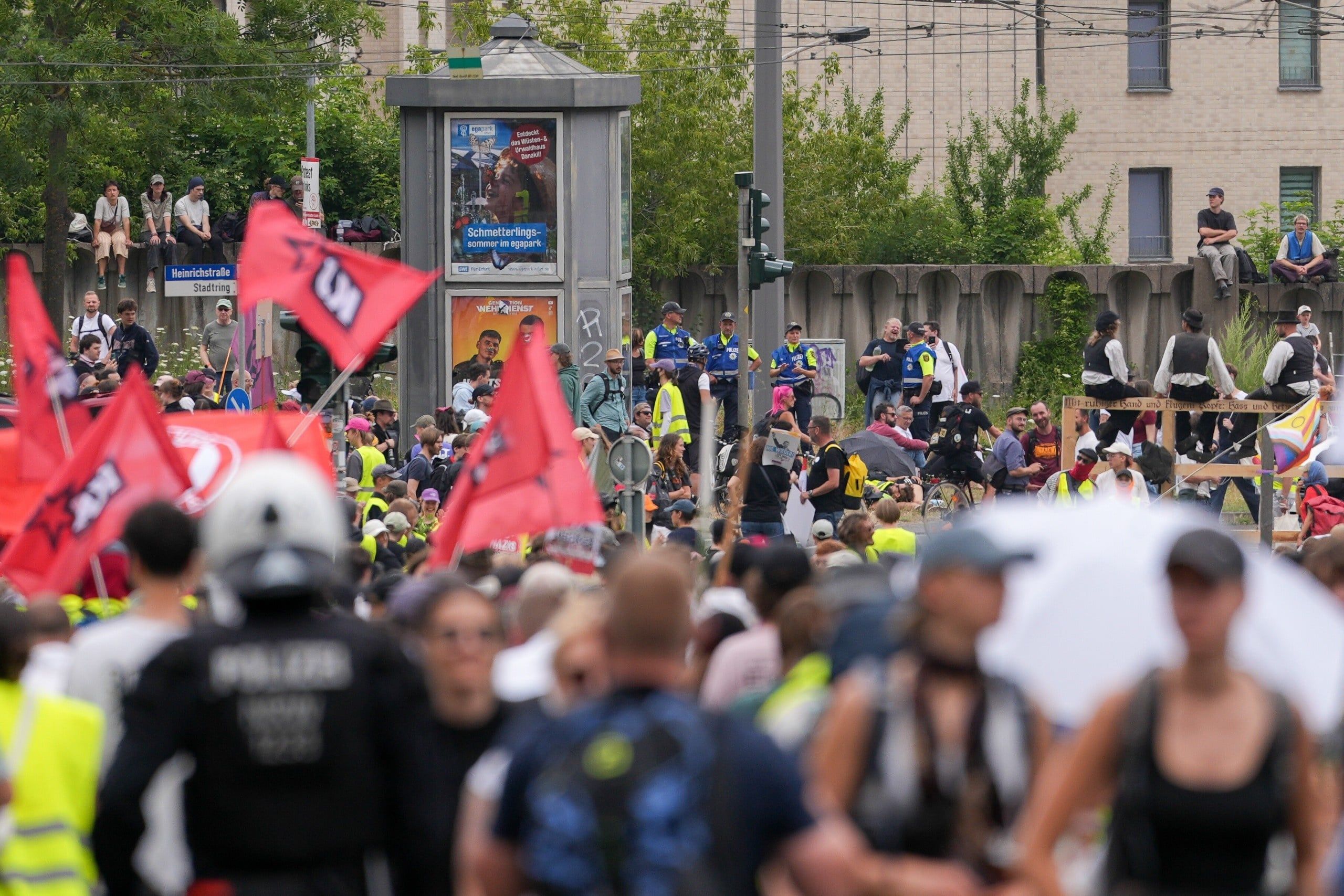 Protest w Erfurcie przeciwko AfD